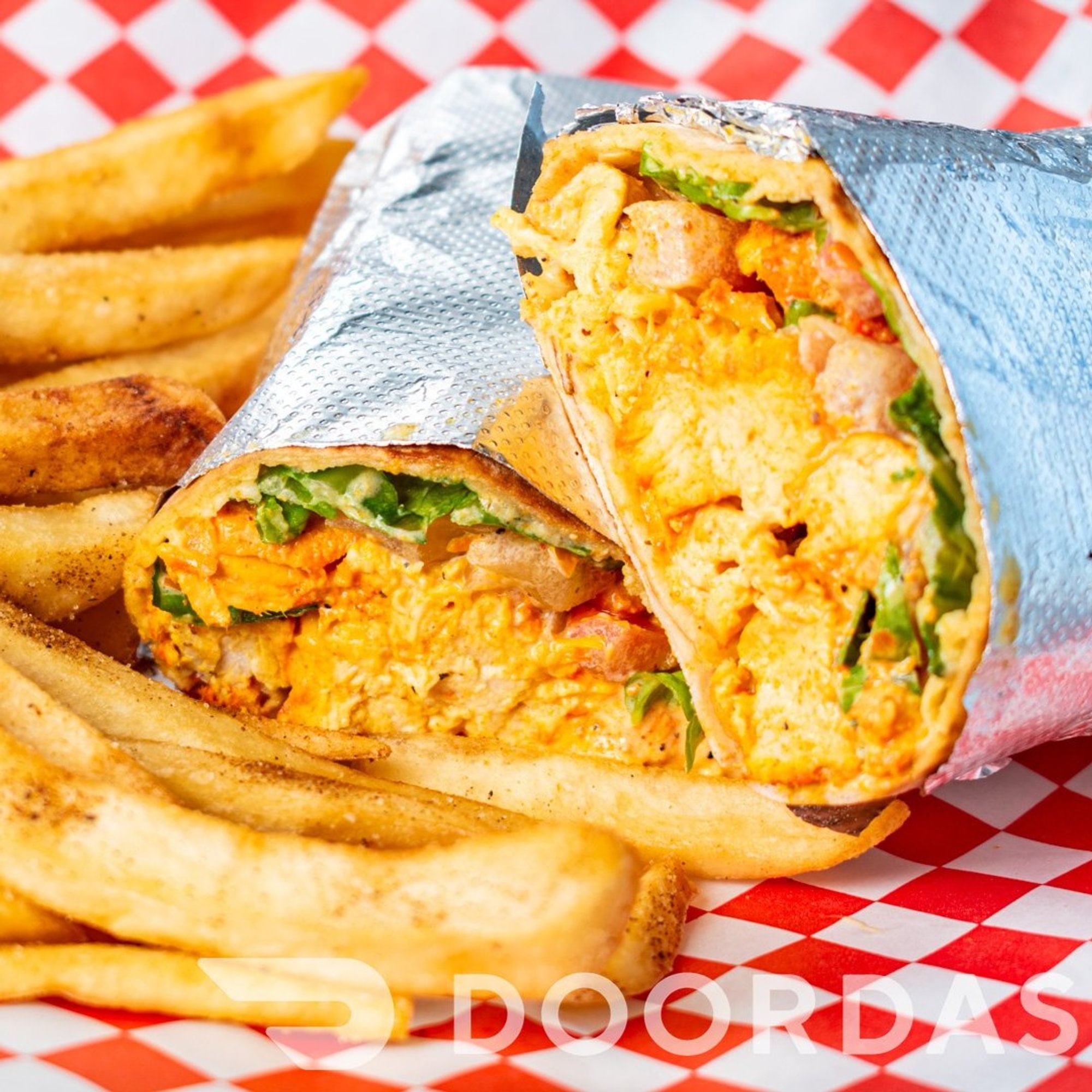 Chicken Shawarma with Fries