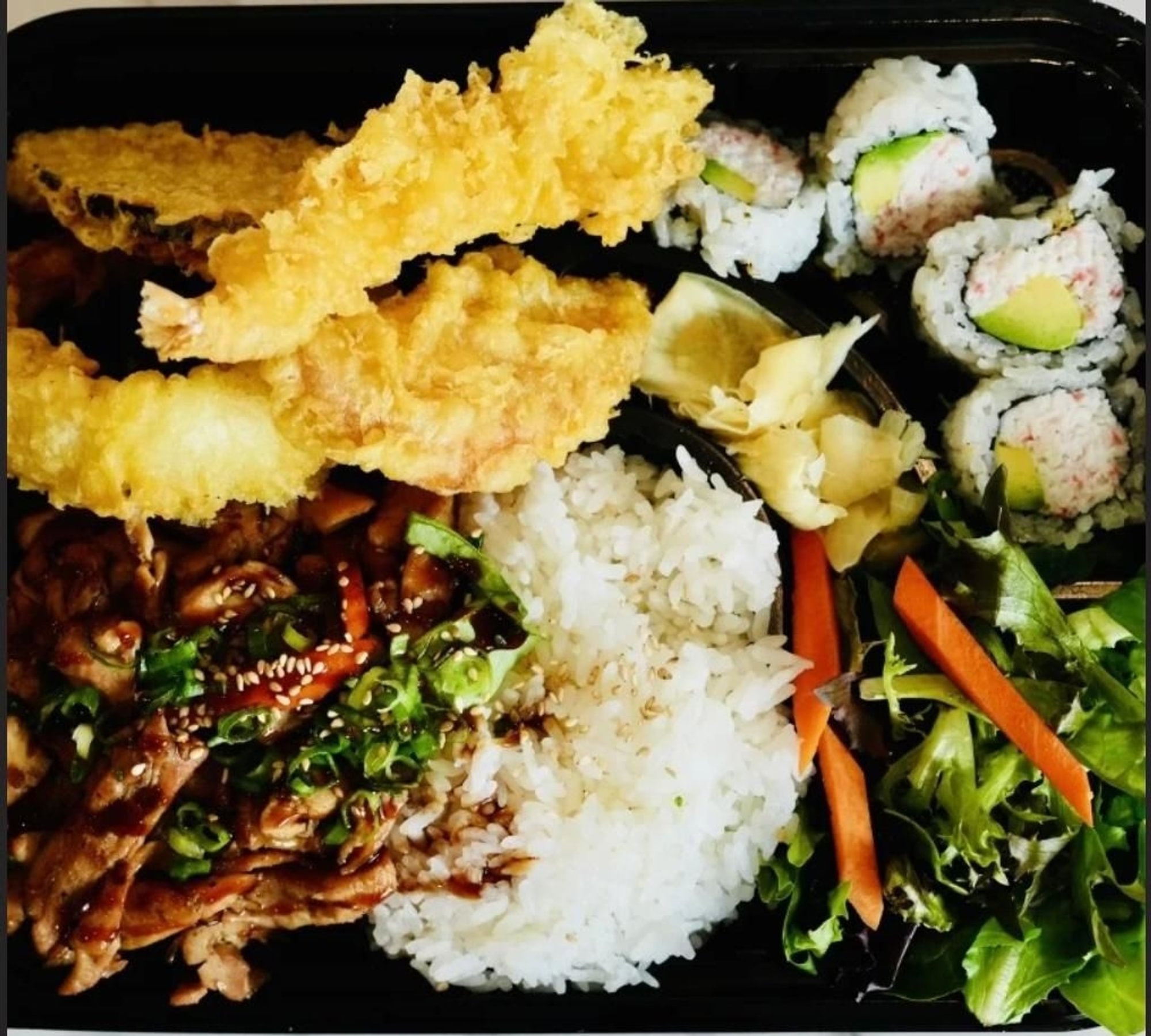 (A) Organic Chicken Teriyaki Bento
