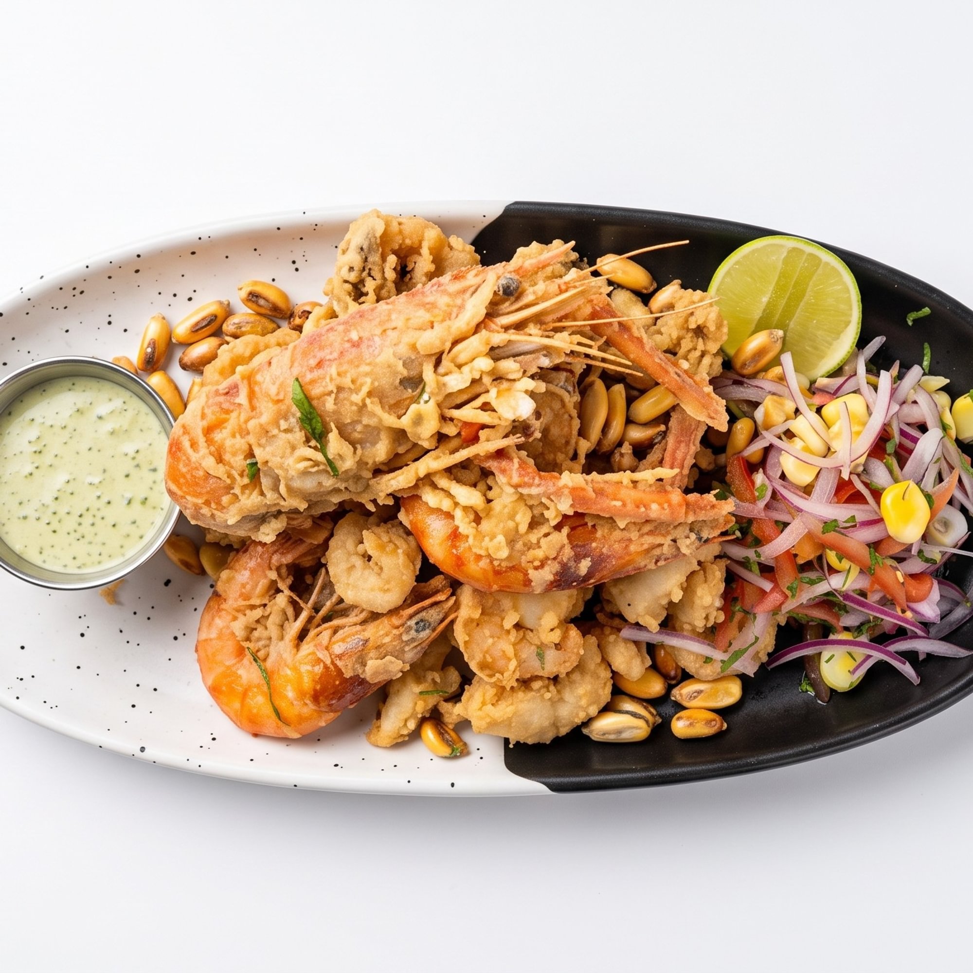 Jalea Mixta [Mixed Fried Seafood]