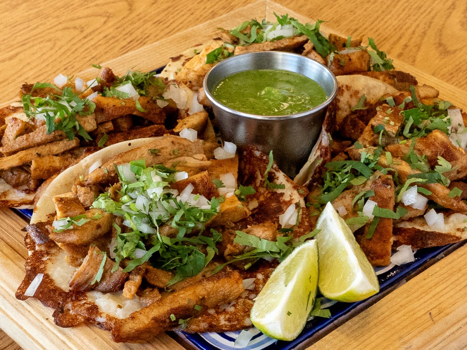 Grilled Chicken Tacos al Queso