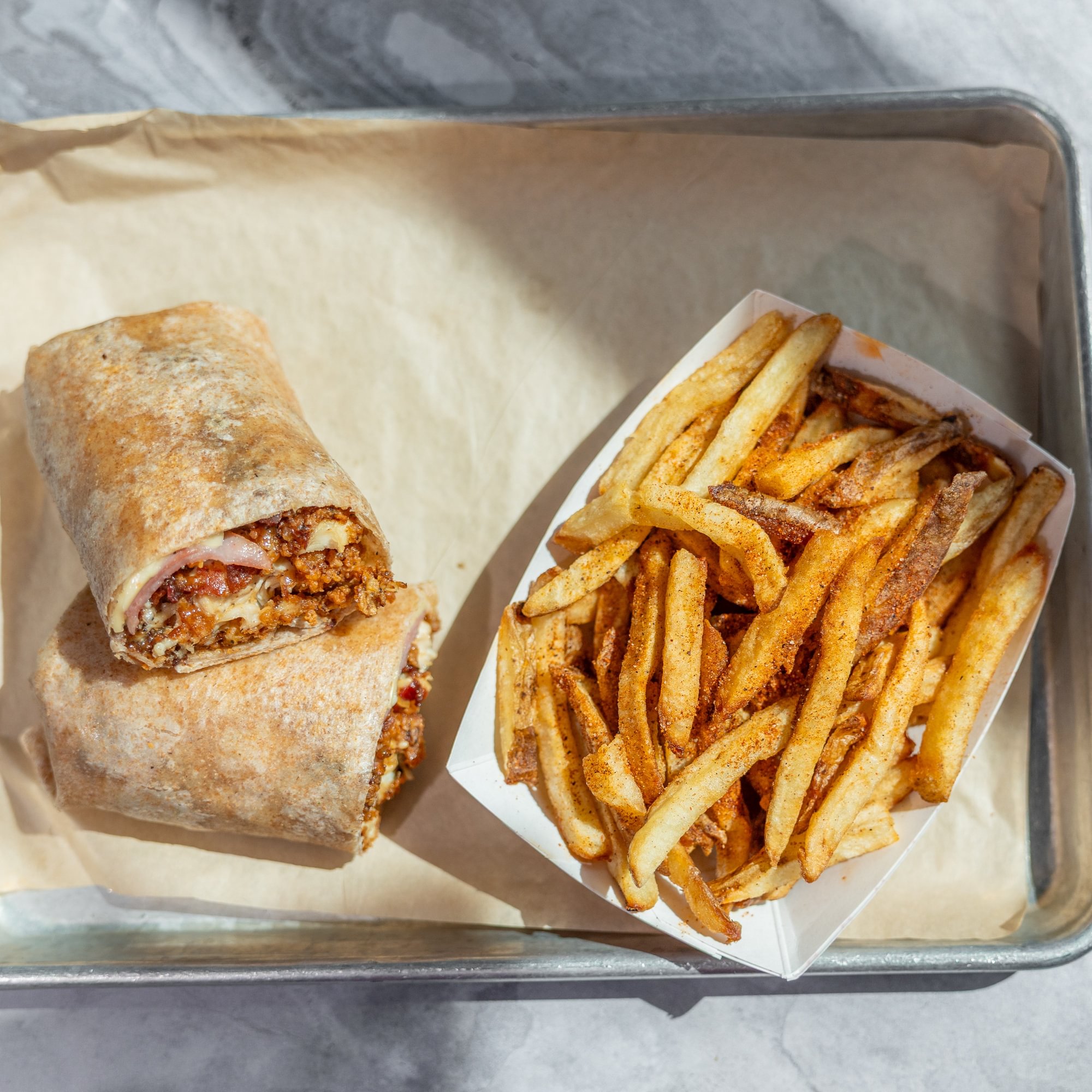 Dirty Bird Wrap Fried