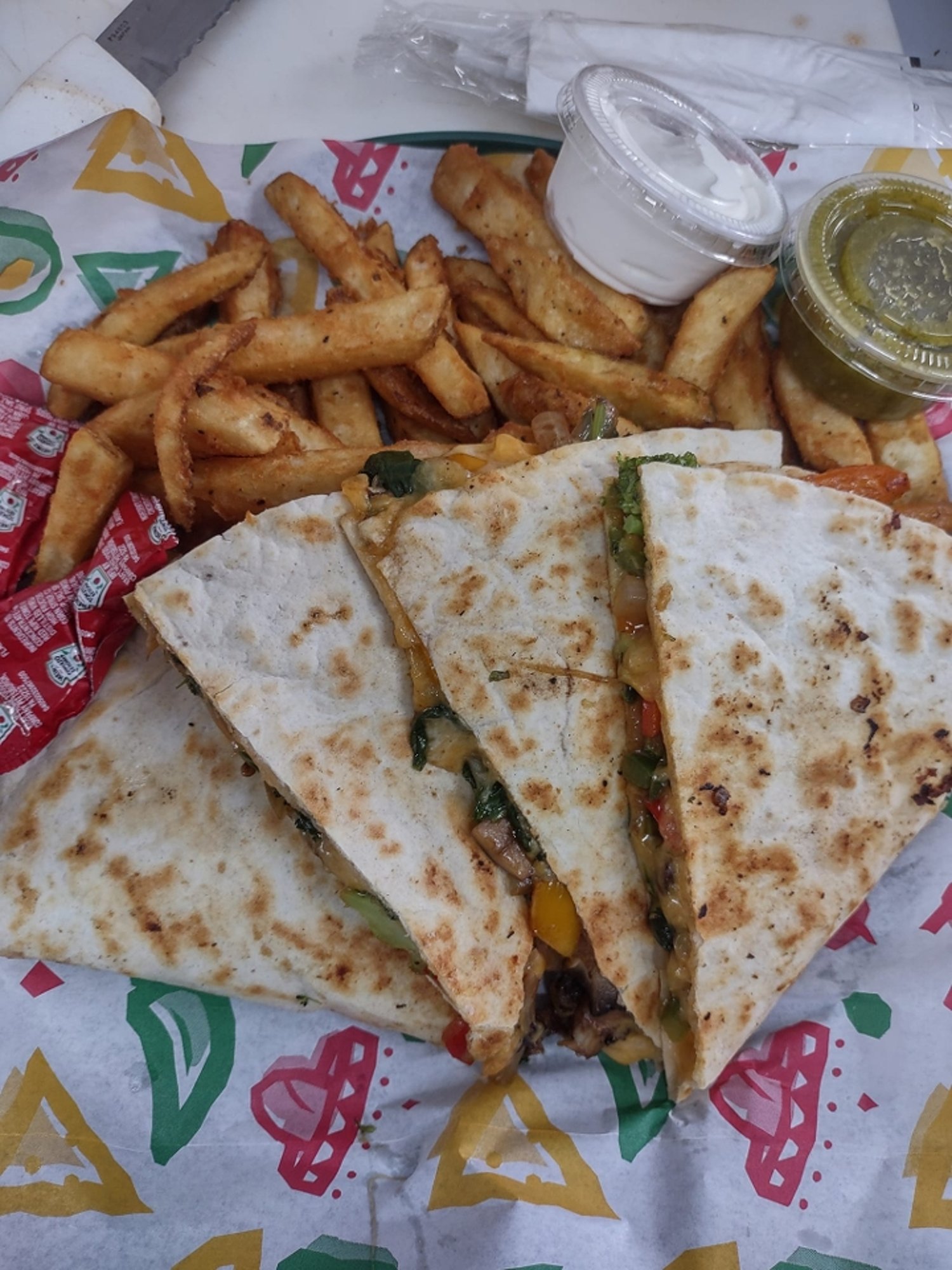 Veggie Quesadilla