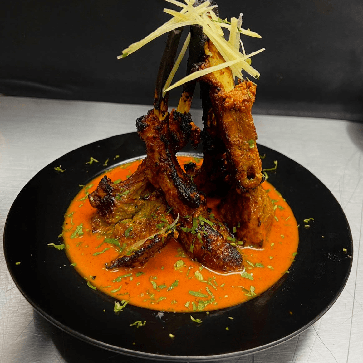 Lamb chops tikka masala