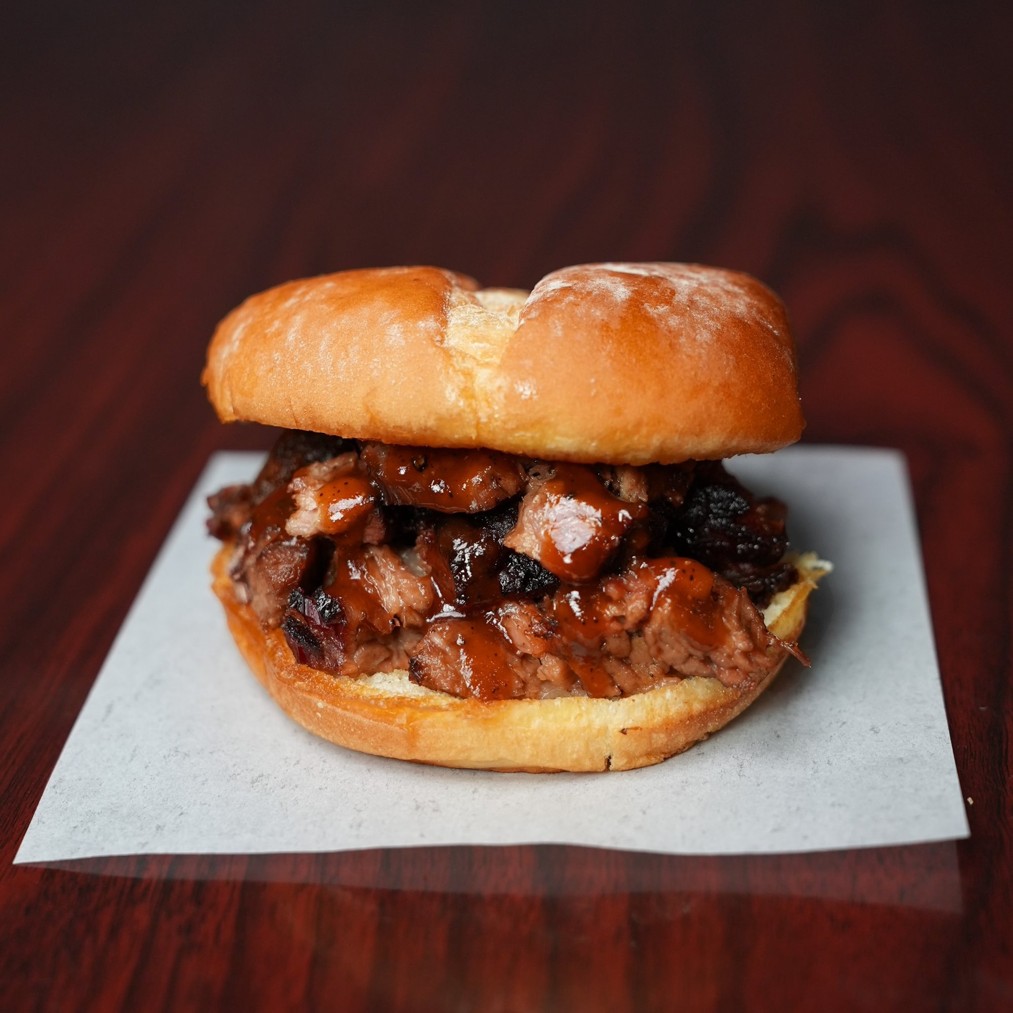 Chopped Brisket Sandwich