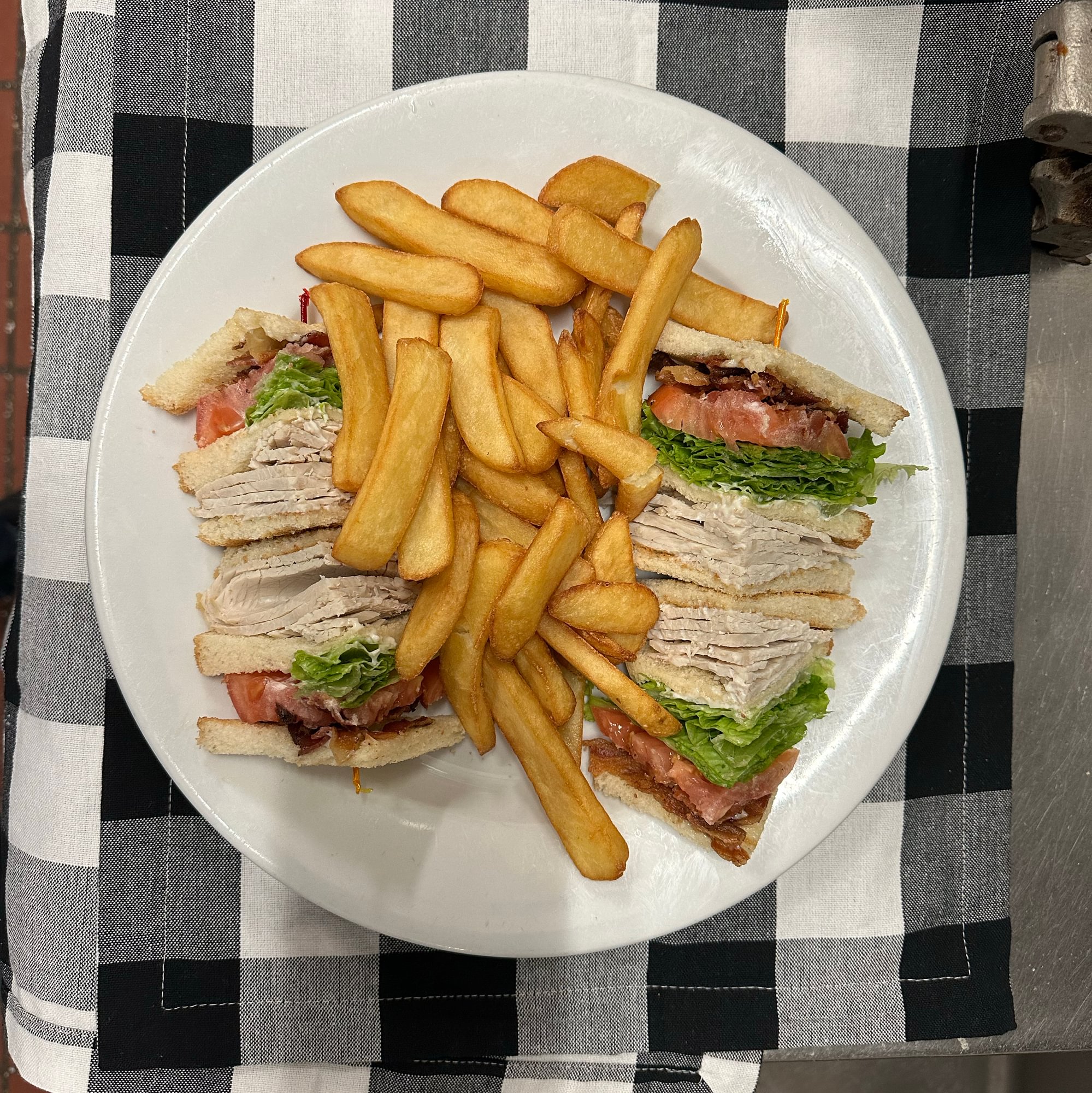 Sliced Turkey Triple Decker