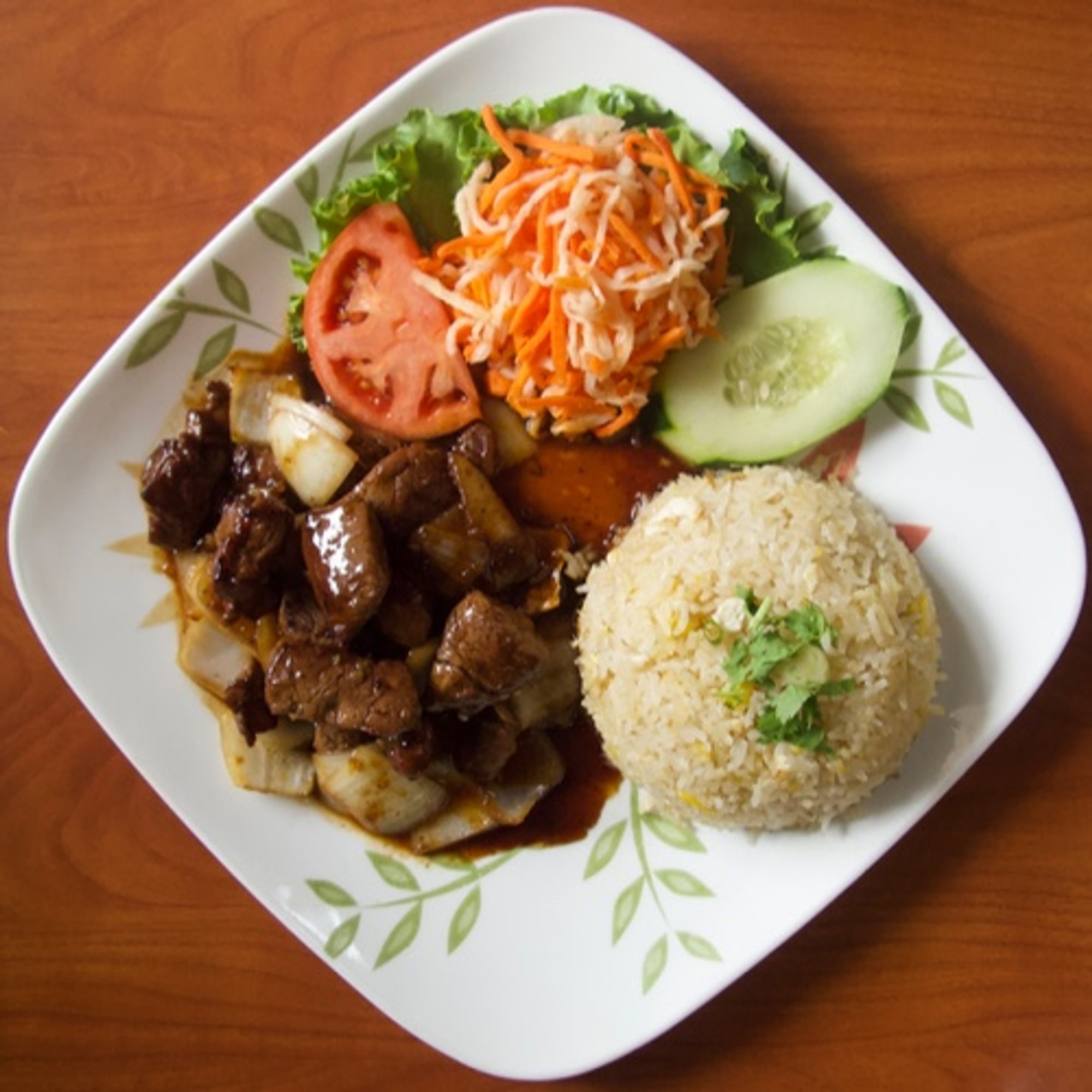 32. Fried Rice with "Shaking Beef" | Cơm Chiên Bò Lúc Lắc