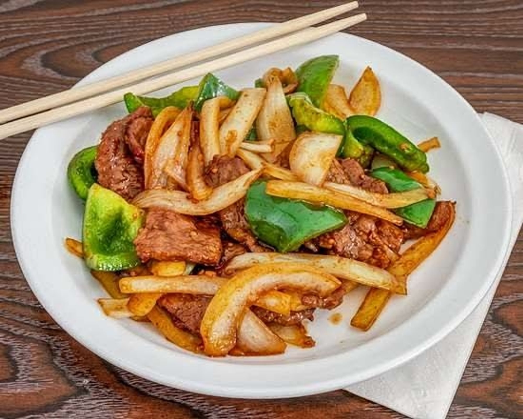 Lunch Pepper Steak