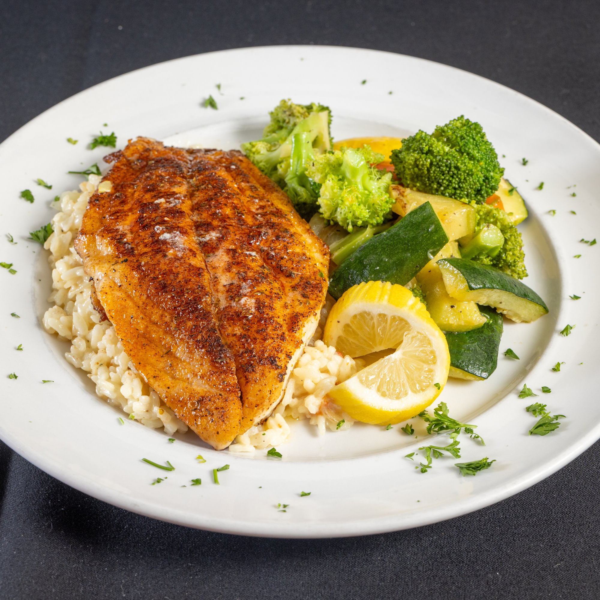 Red Snapper and Risotto