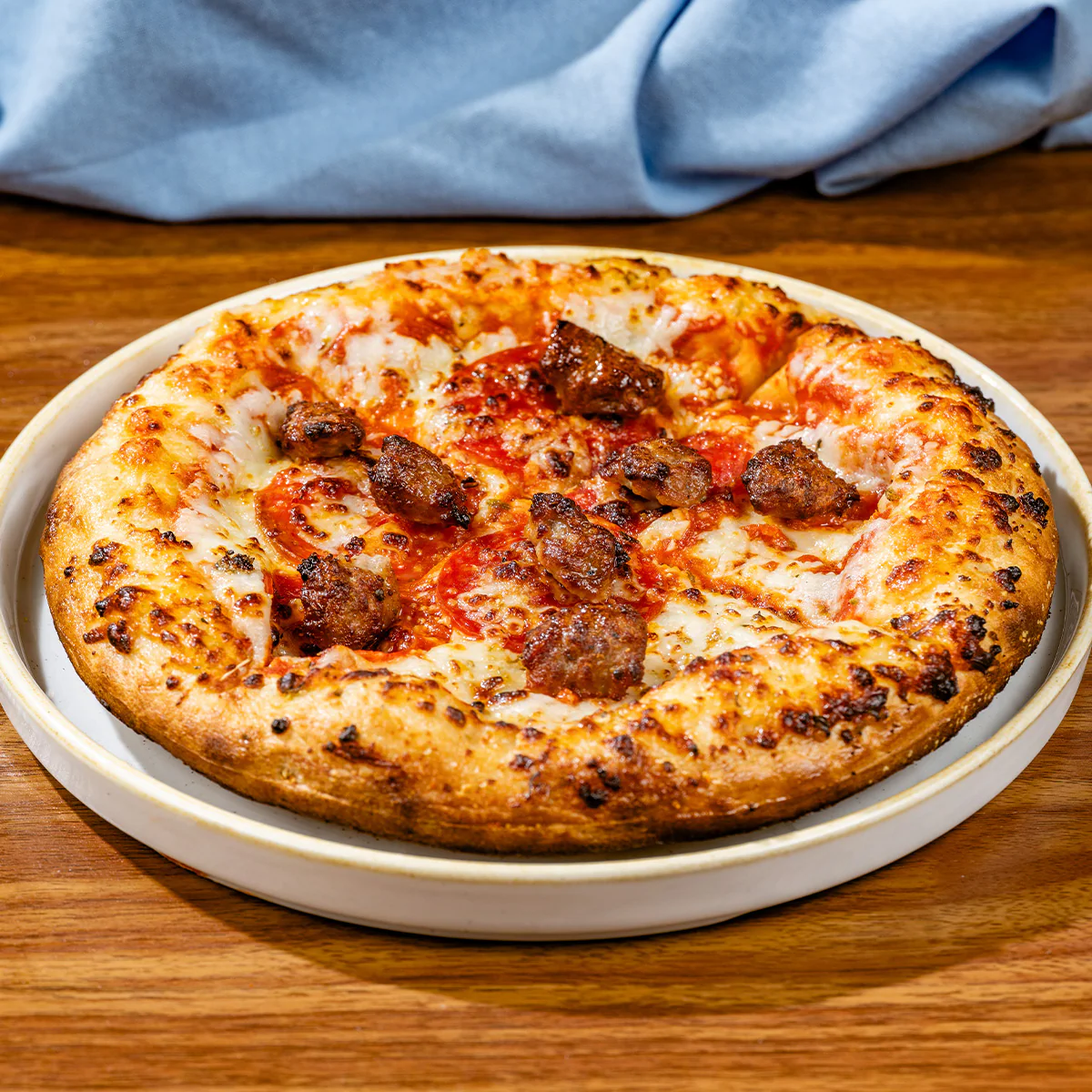 Pepperoni and Sausage Pizza
