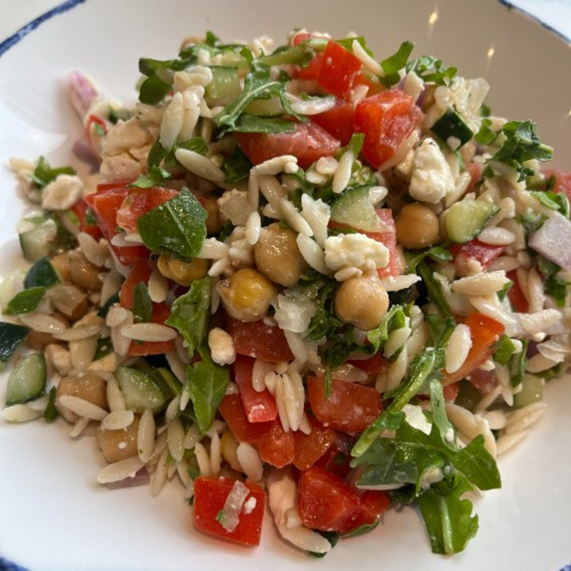 Orzo Cucumber Salad