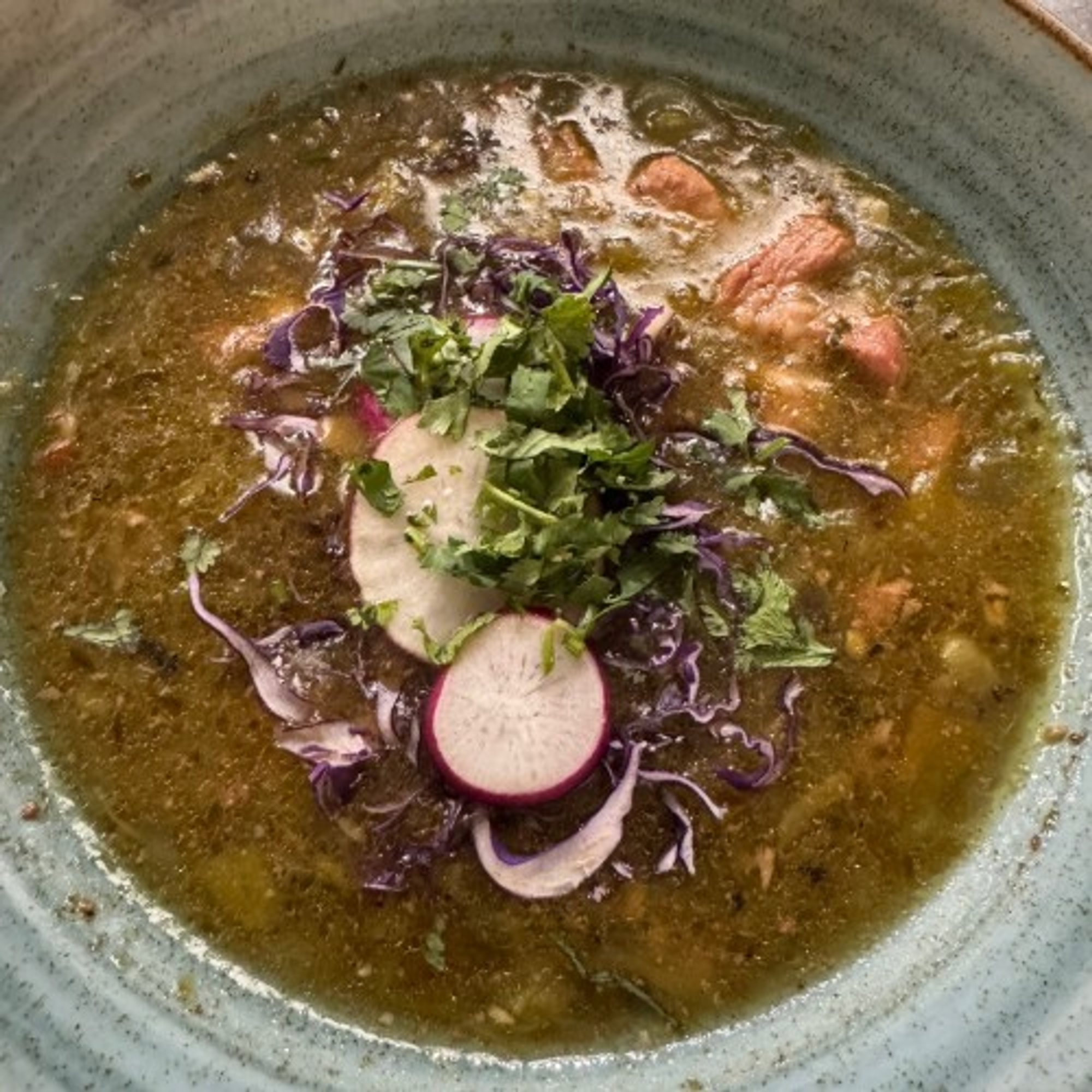 Pork Green Chili Soup