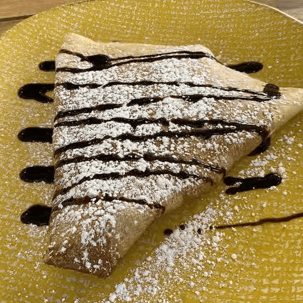 Chocolate and Banana Crepes