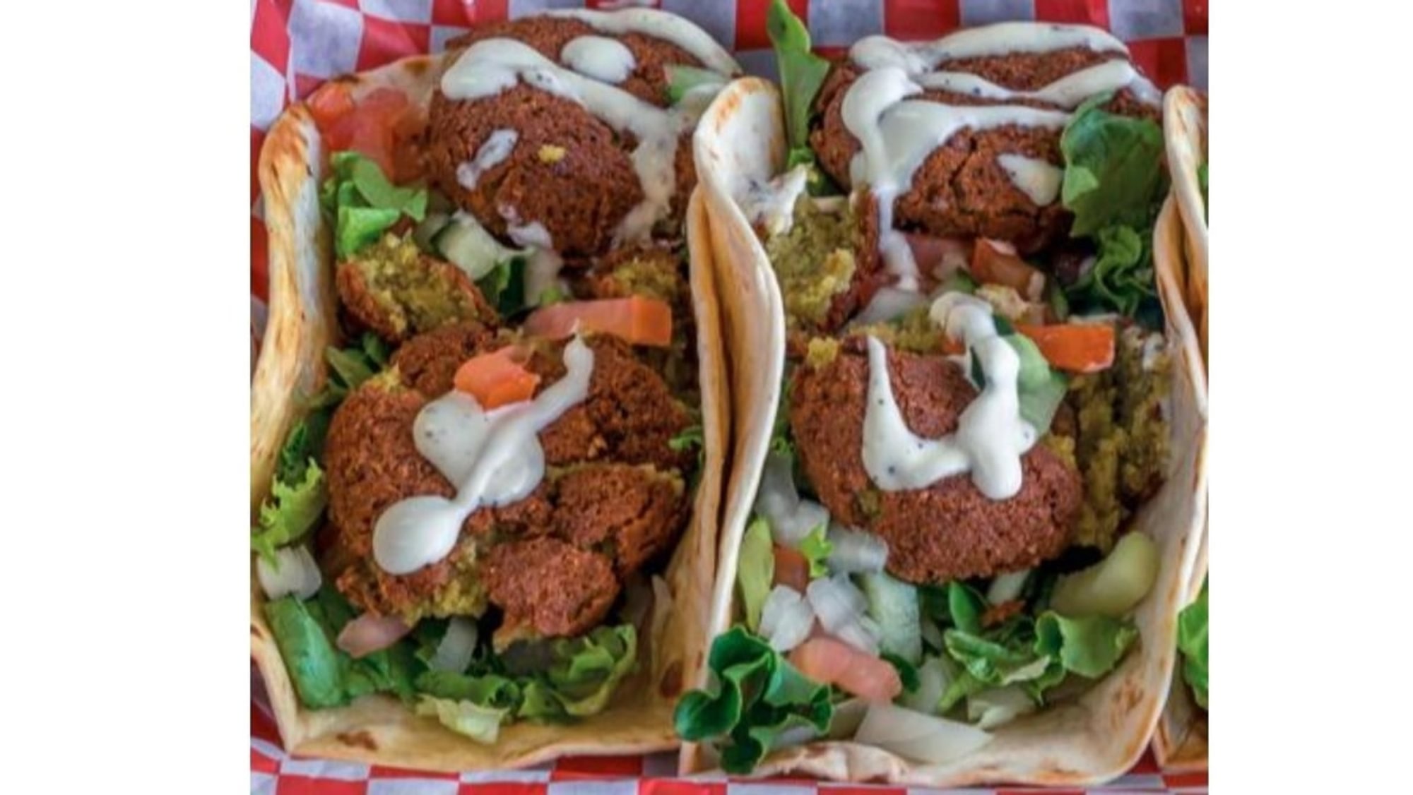 Two Falafel Tacos