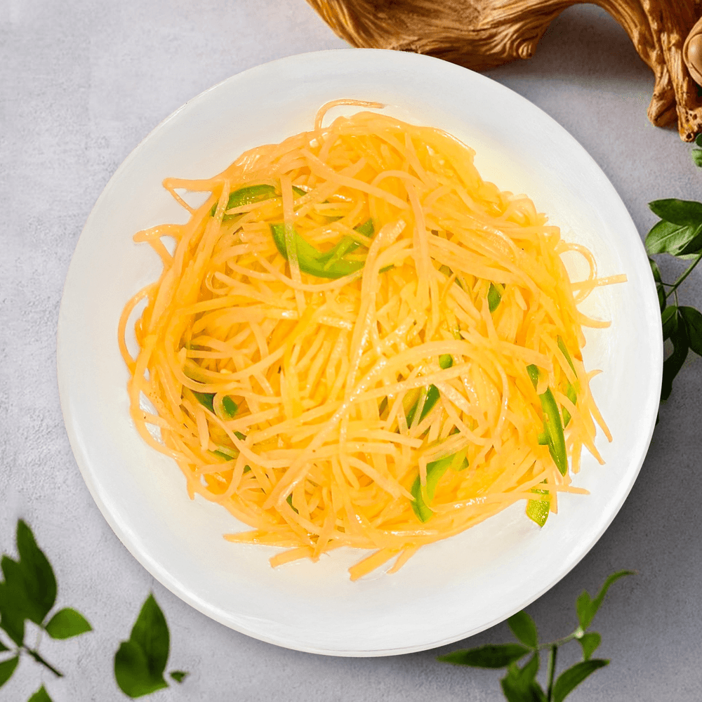 Shredded Potatoes with Green Peppers / 青椒土豆丝