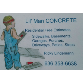 Lil' Man Concrete Logo