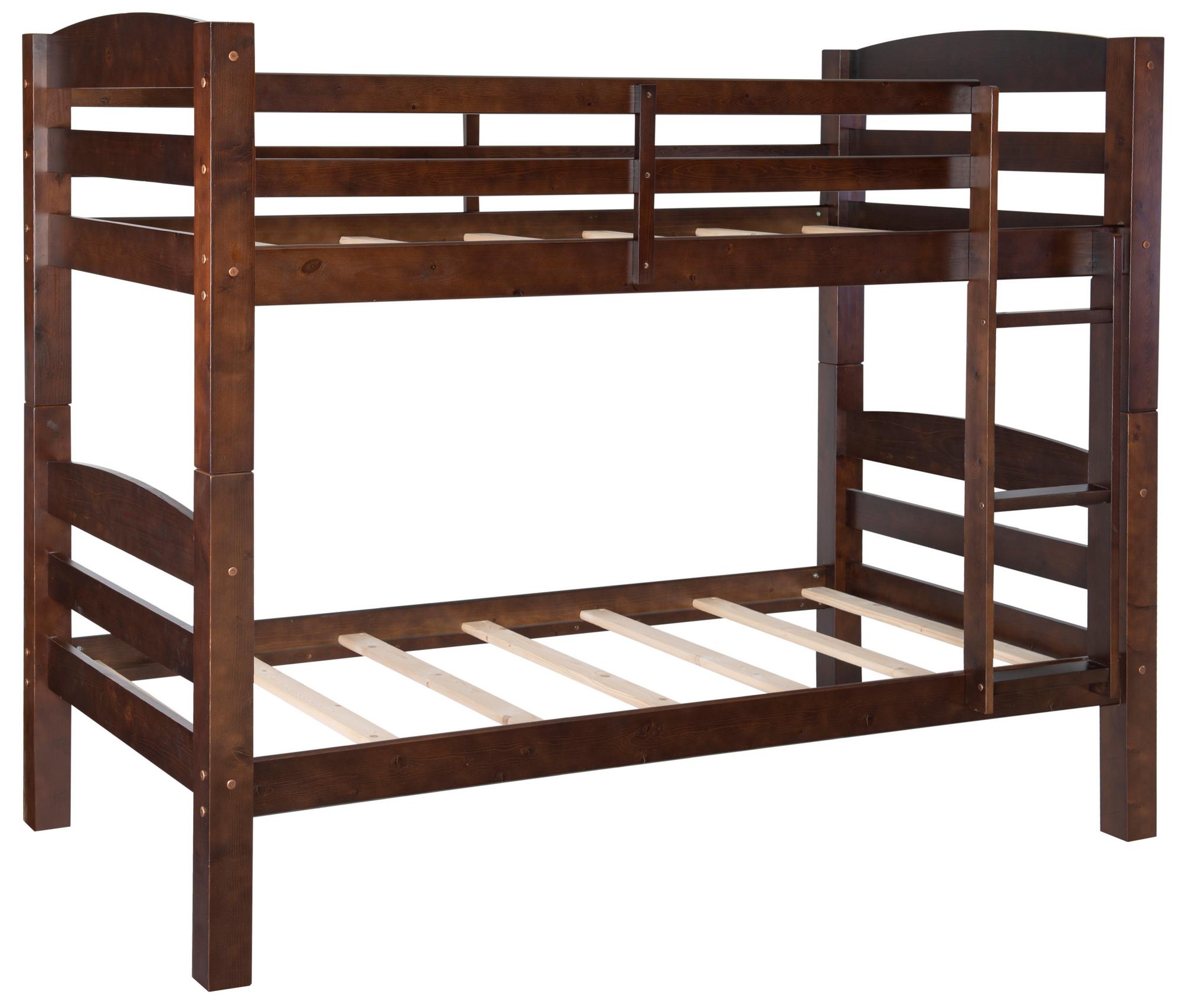 Levi Espresso Twin over Twin Bunk Bed