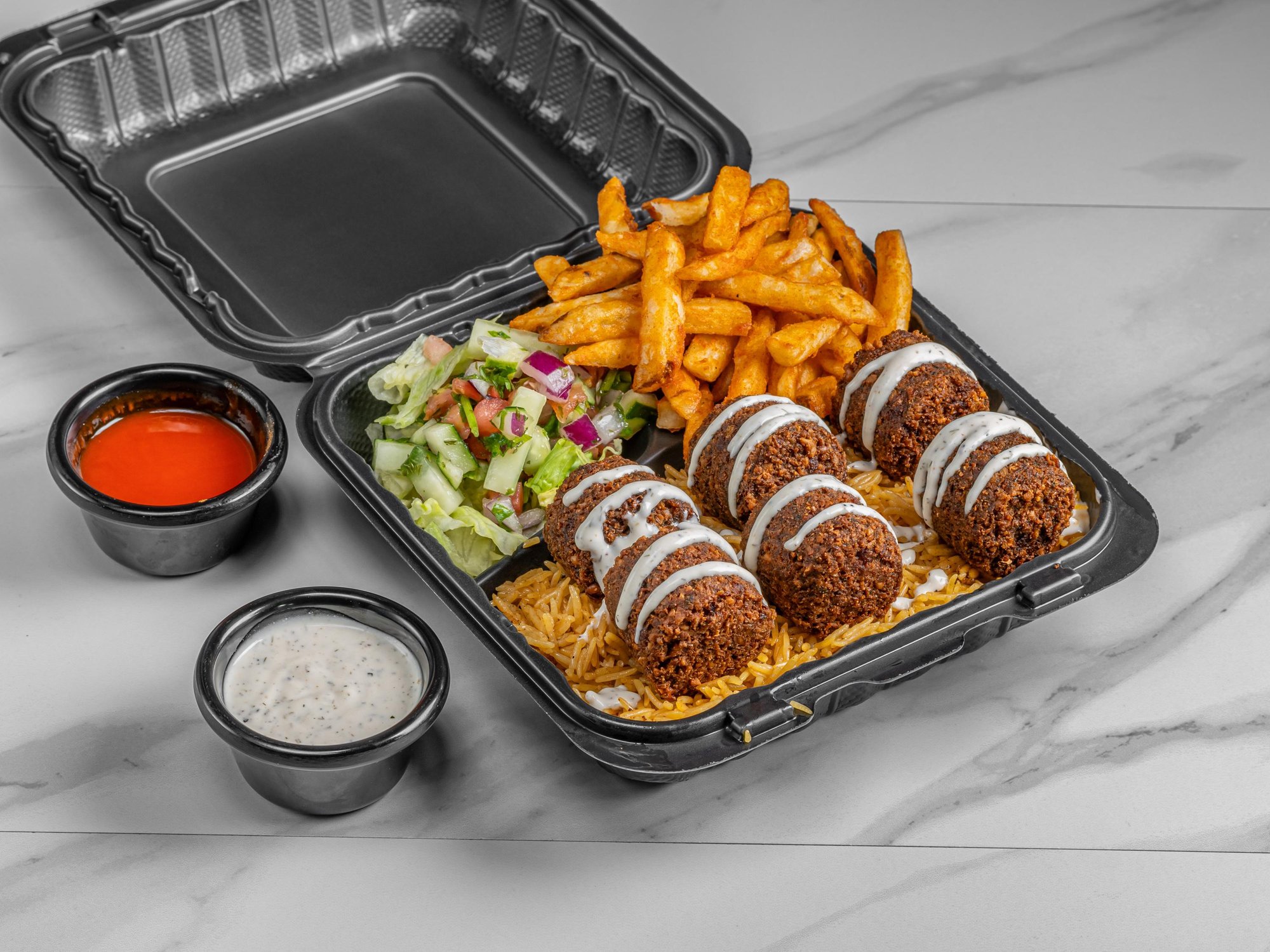 Falafel platter