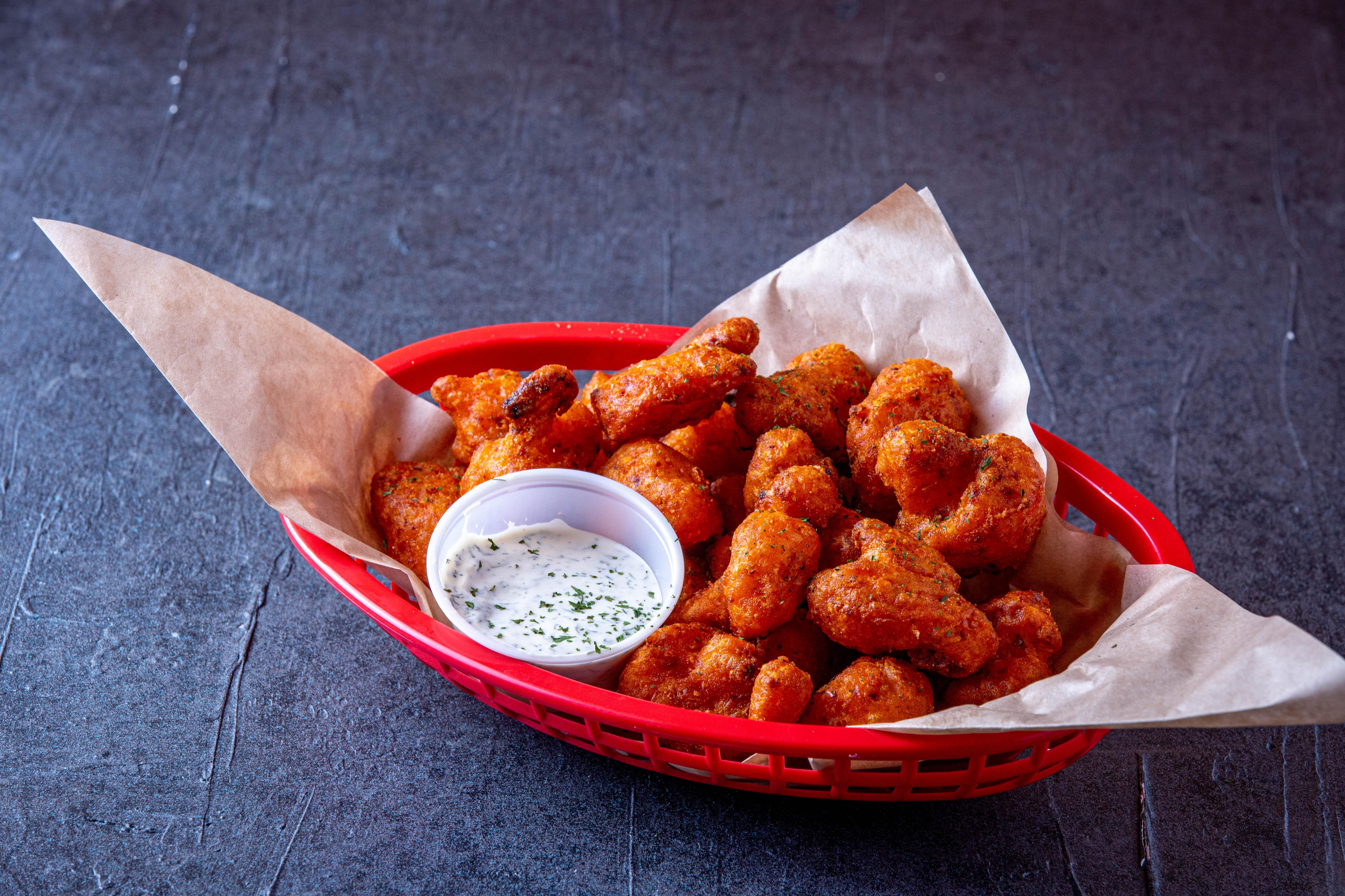Fried Buffalo Cauliflower
