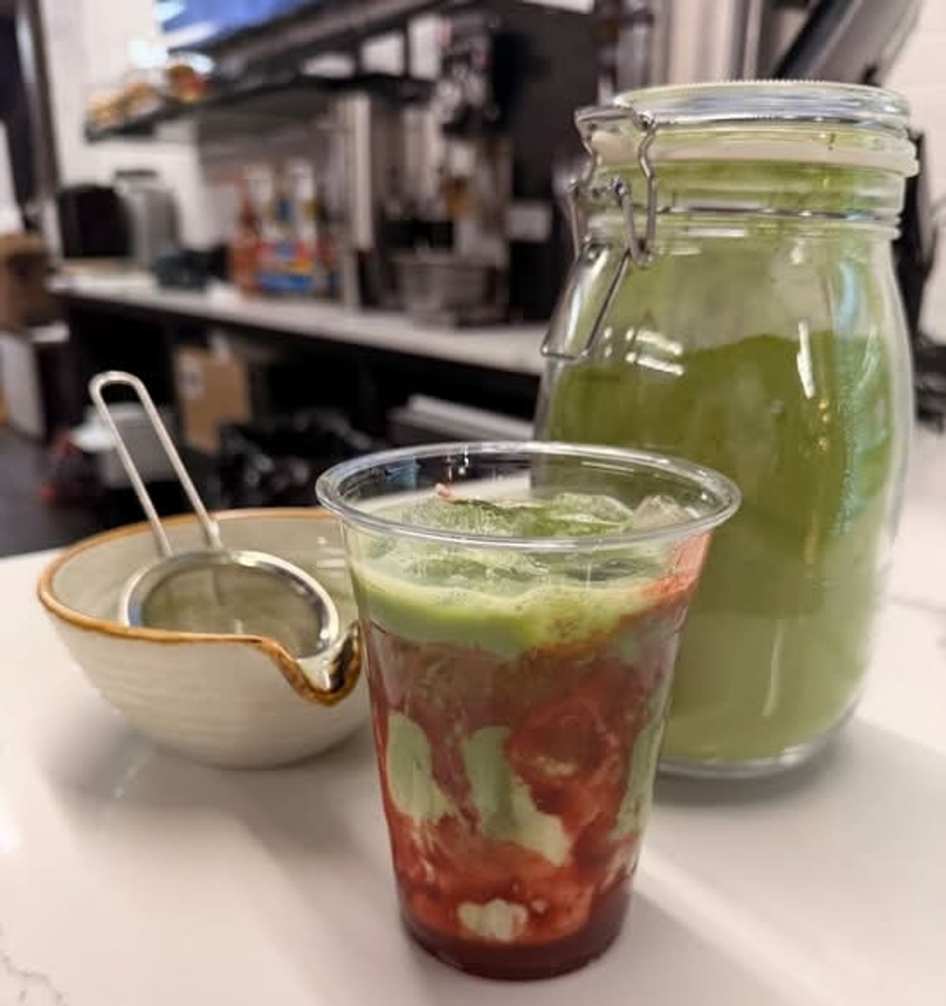 Strawberry Matcha