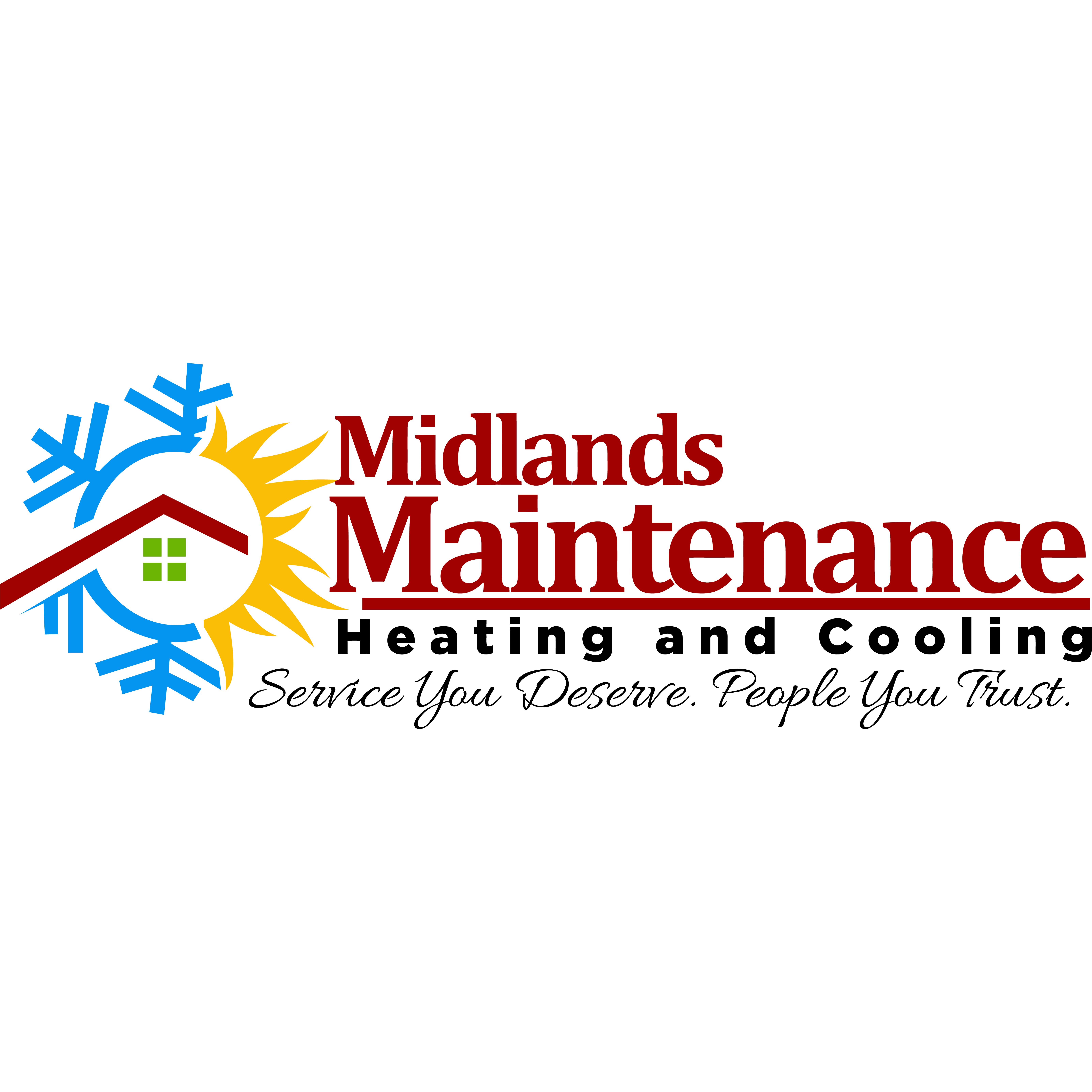 Midlands Maintenance Affordable Heating &amp; Air Logo