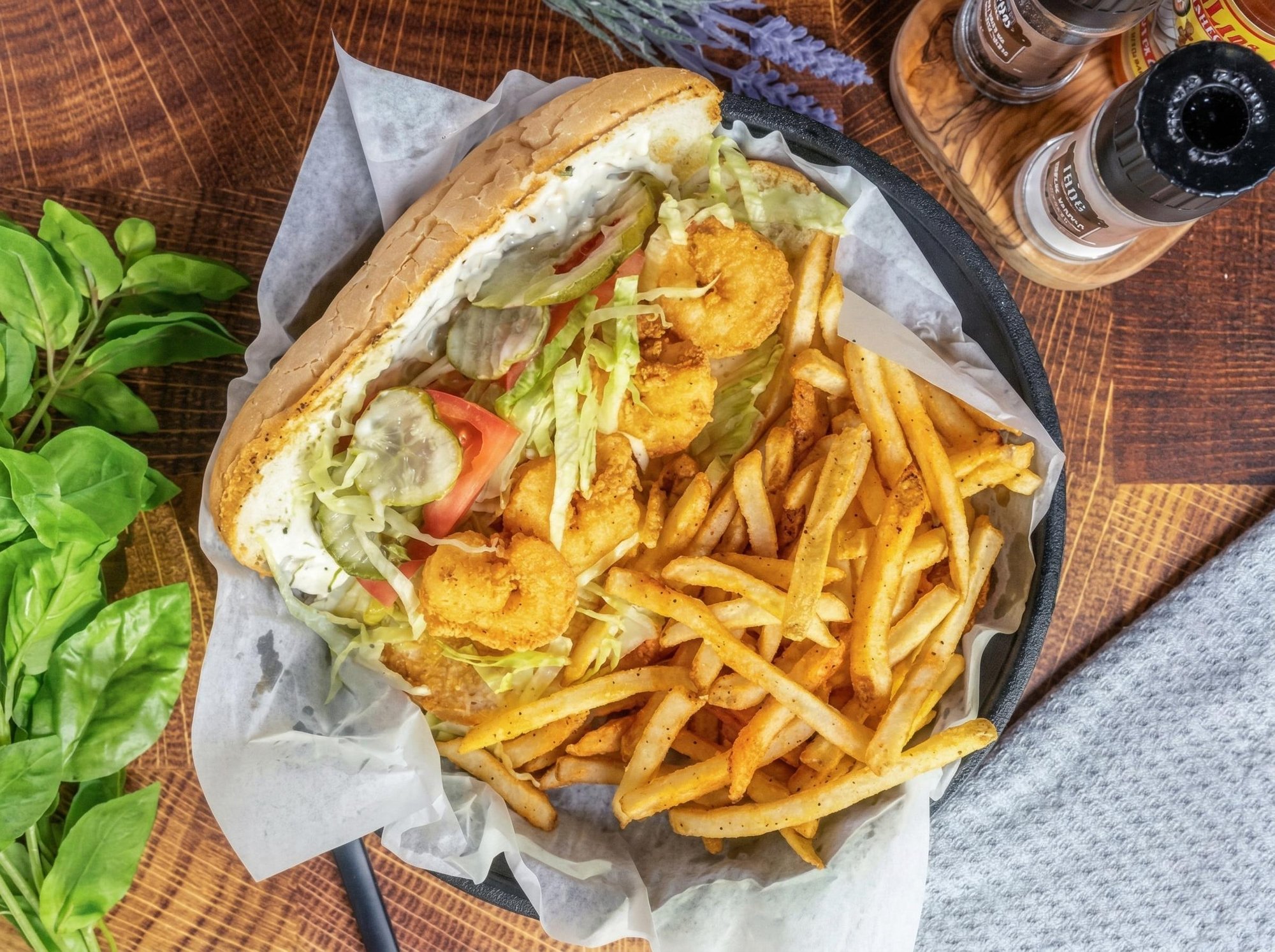 Fried Shrimp Po Boy