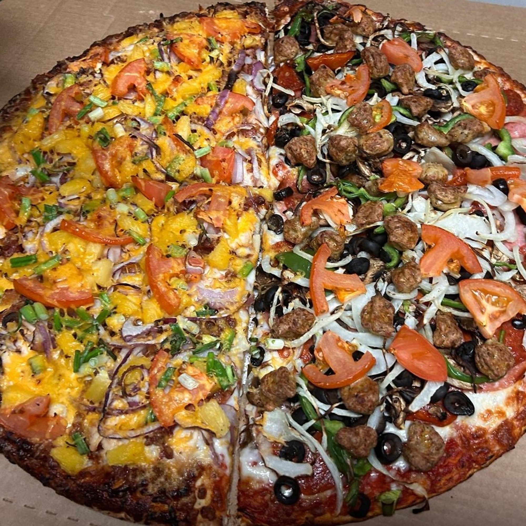 Half & Half Specialty Pizza