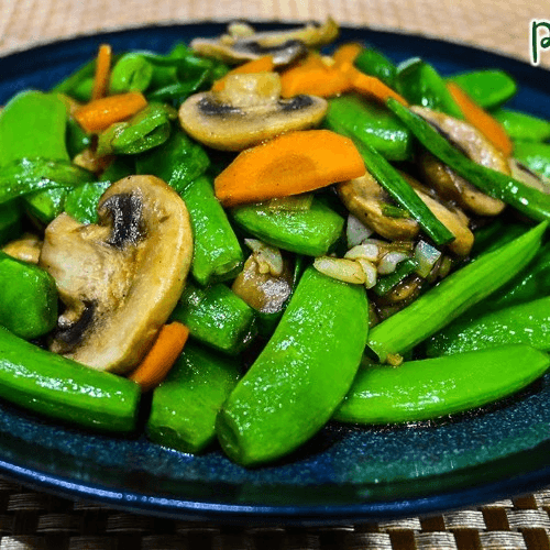 Mushroom & Sugar Peas