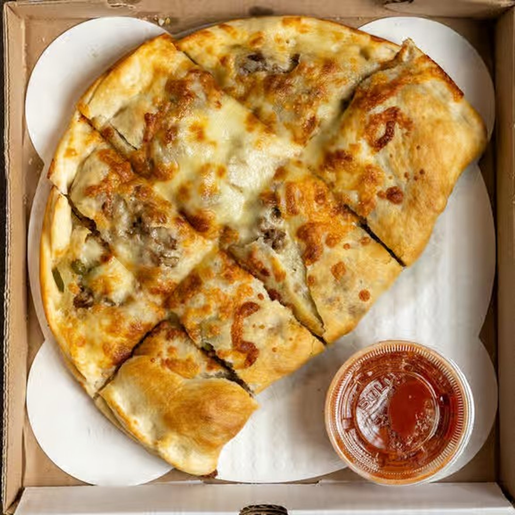 Steak Bomb Calzone