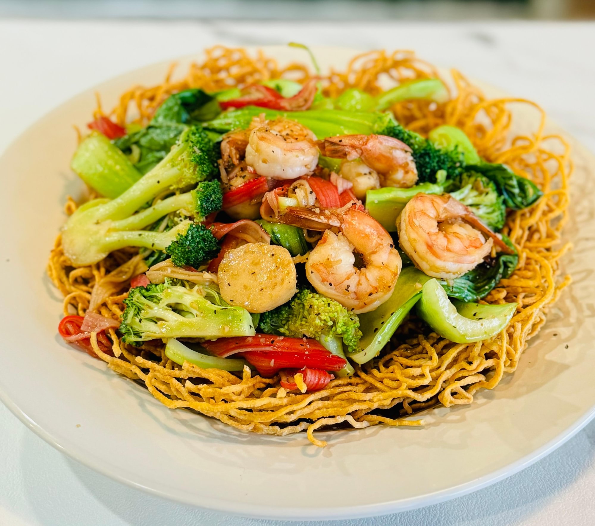 S3. Seafood Bird Nest Noodle