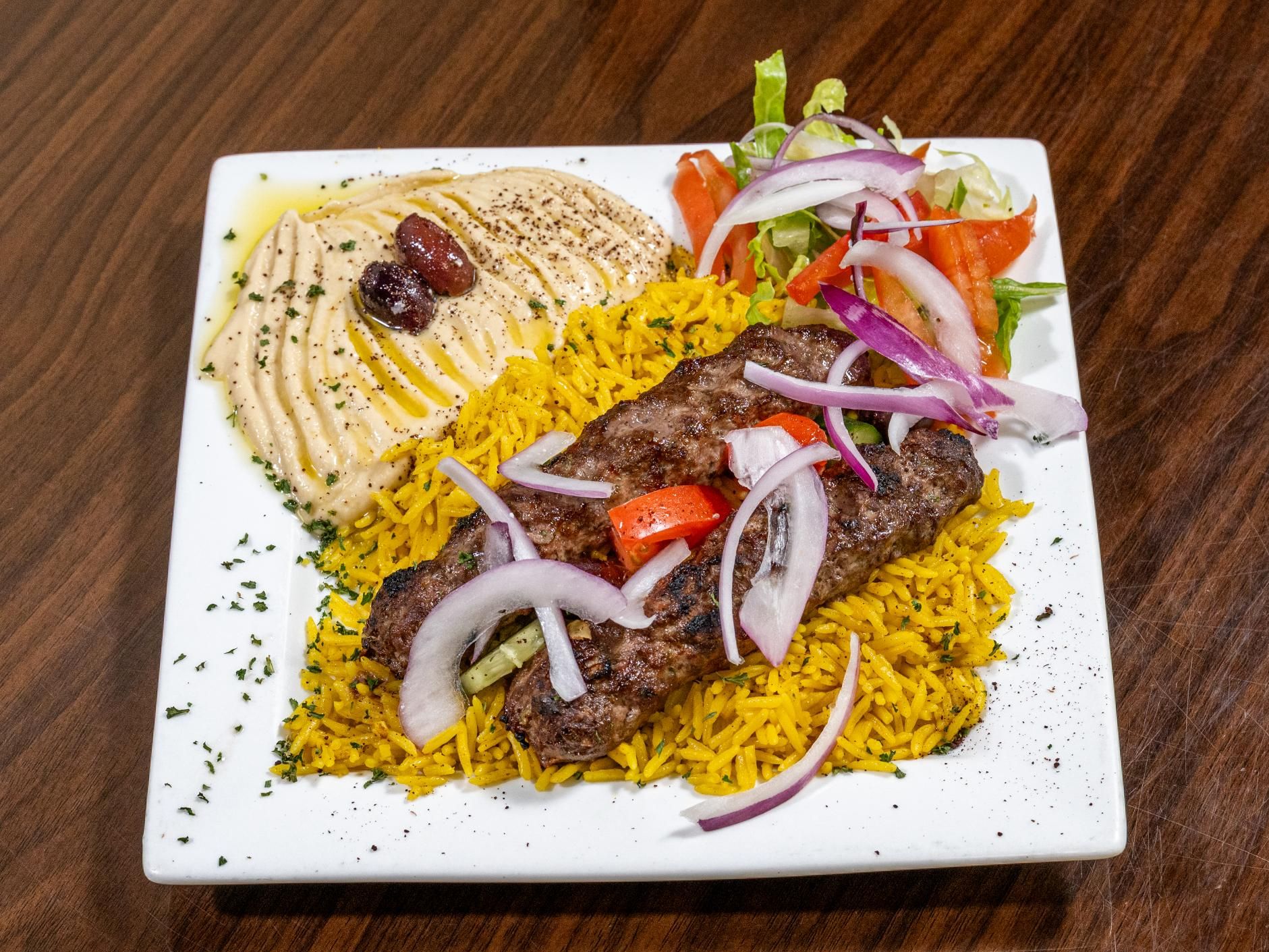 Bifteki Kabob Plate
