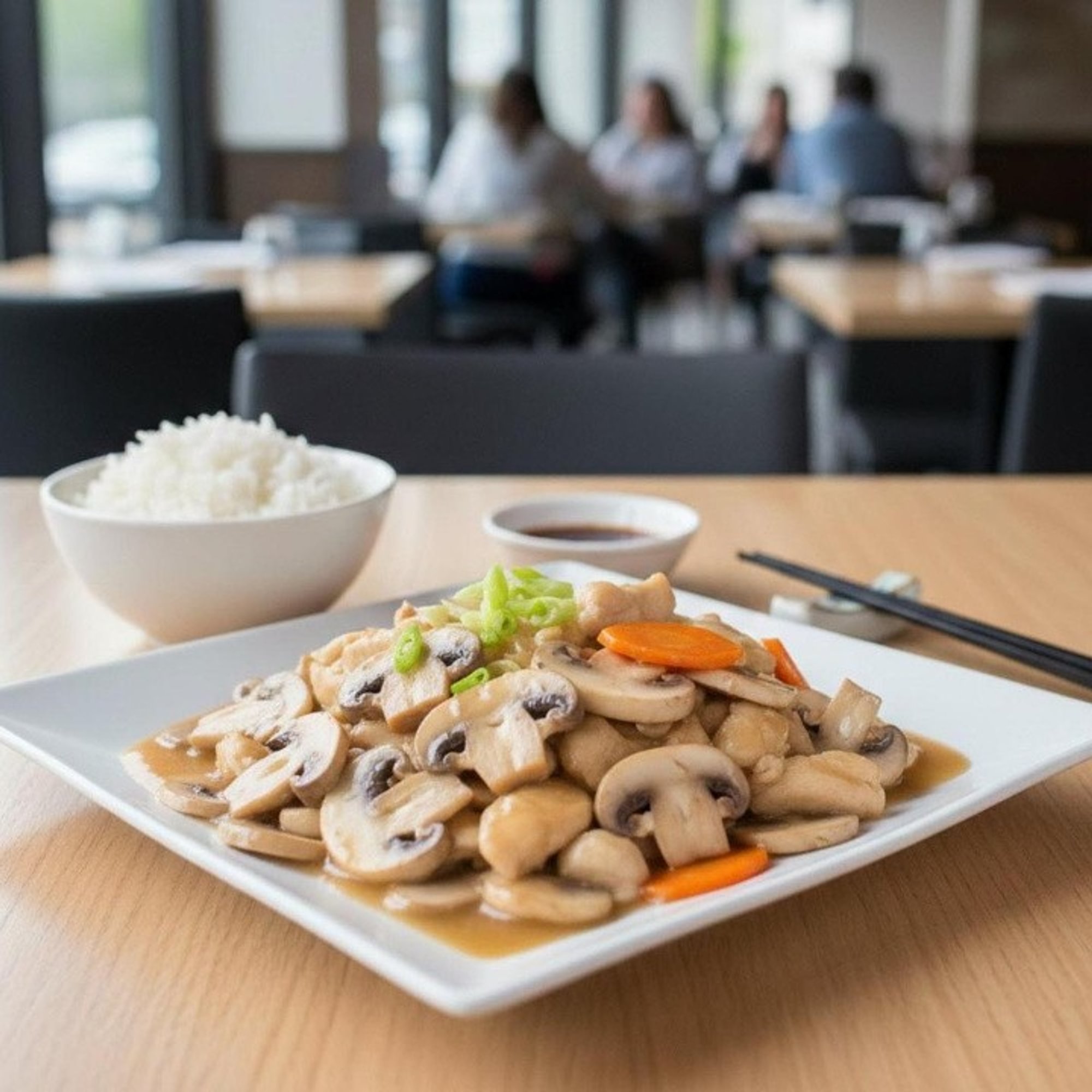 Lunch Moo Goo Gai Pan