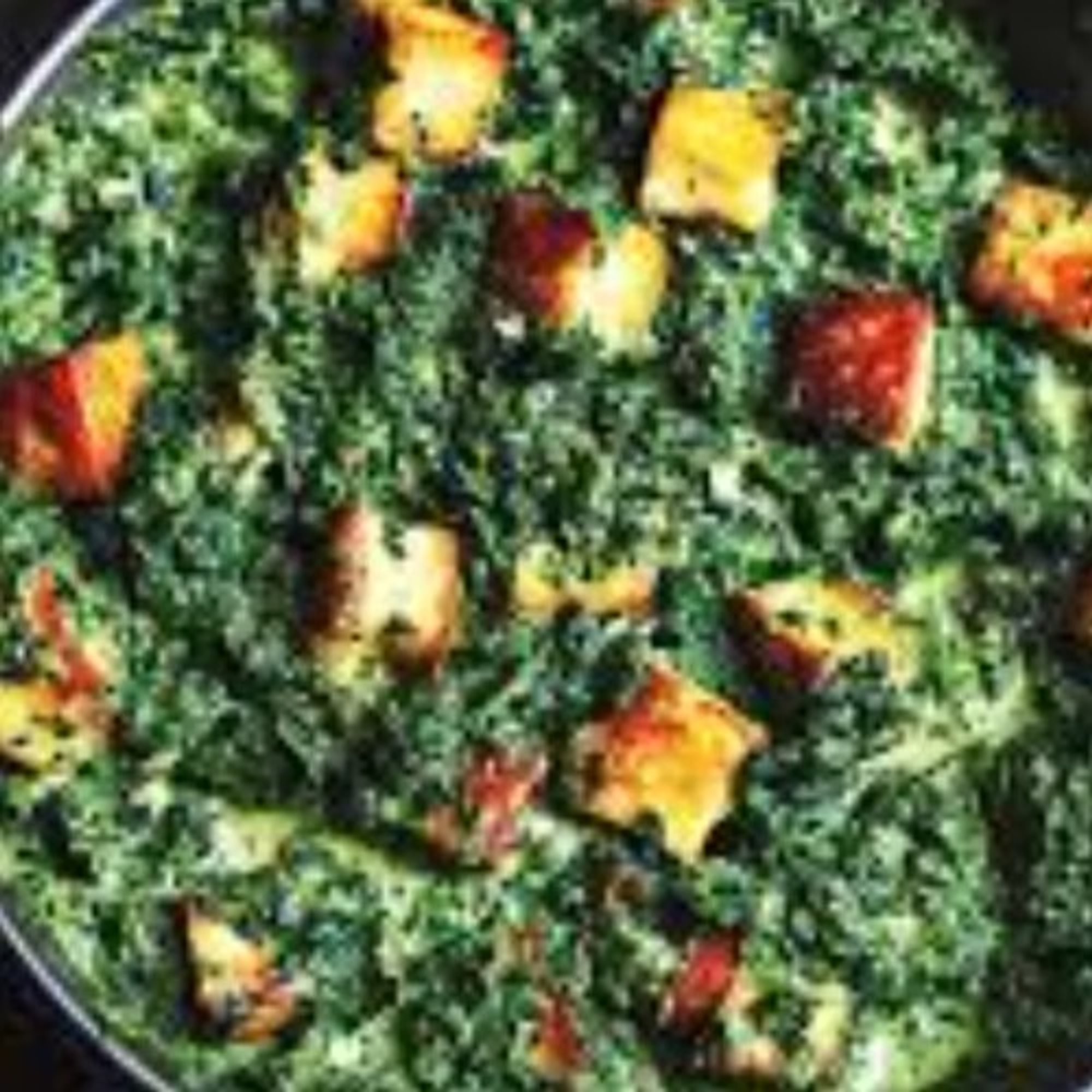 Saag Paneer (Cheesy Spinach)