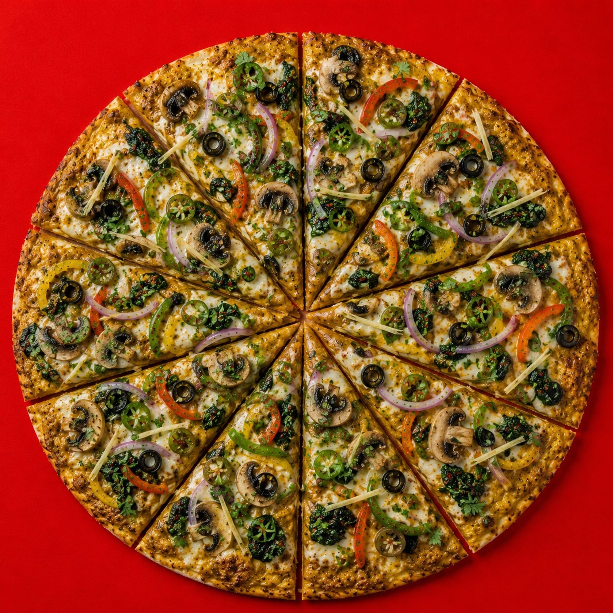 Punjabi Veggie Pizza