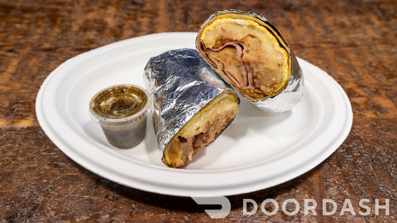Jamon Breakfast Burrito