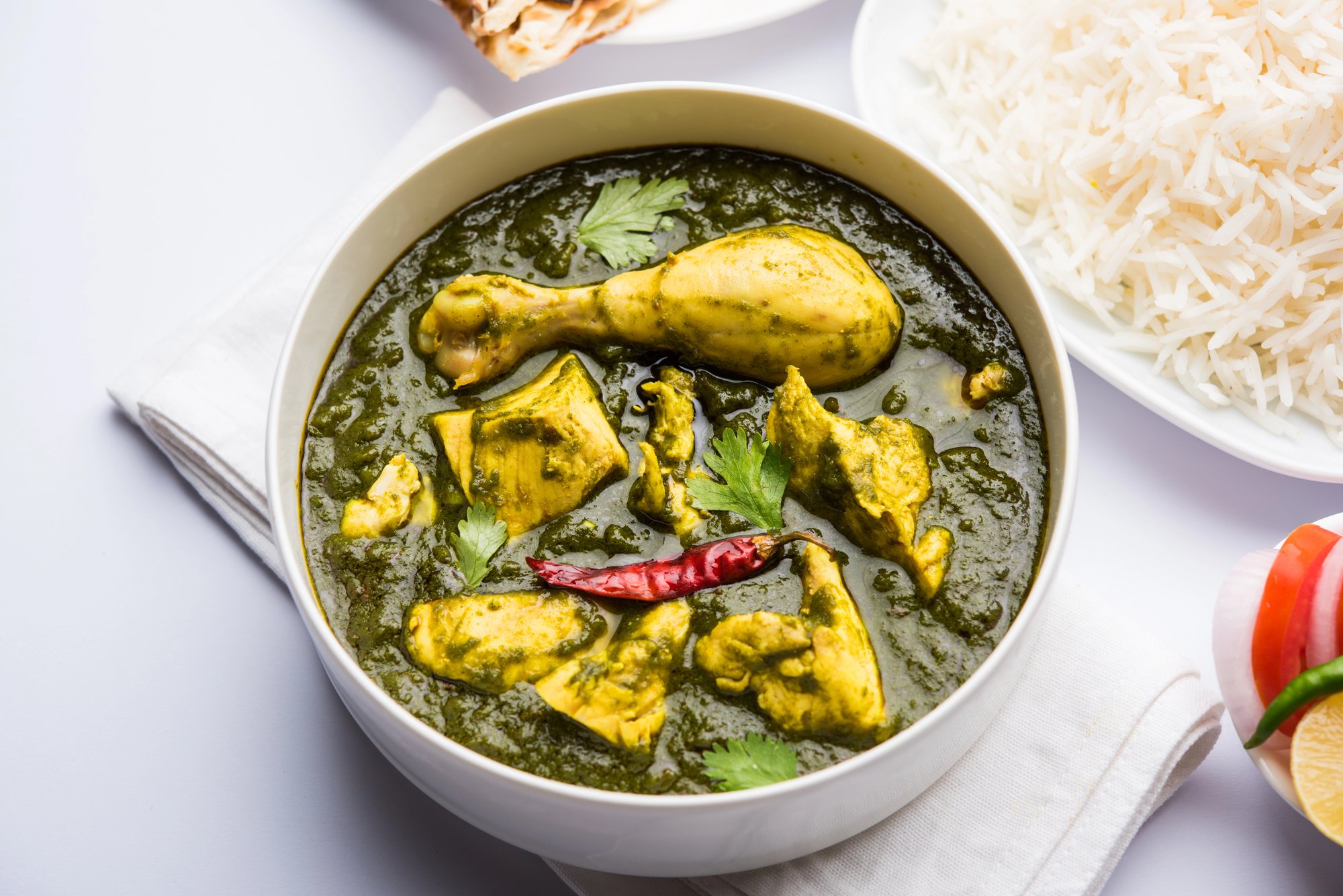 Lunch Chicken Saag- Gluten free & (Halal)