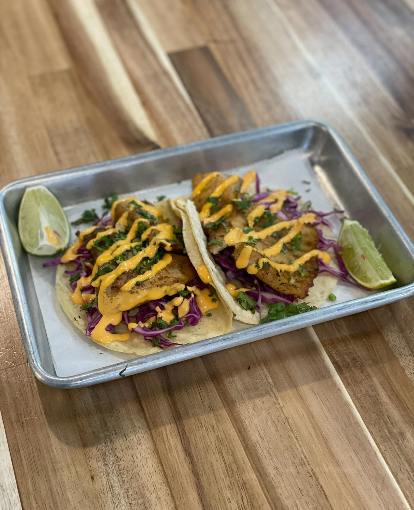 Spicy Grilled Fish Tacos - 2 Tacos per Order