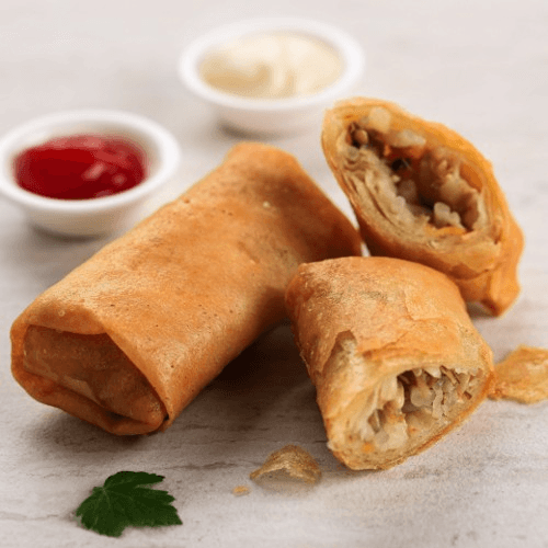 D1. Grilled Chicken + Fried Roll over Vermicelli (Bun Ga CG)