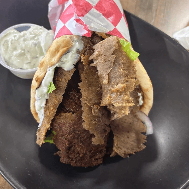 Beef Shawarma Pita Combo