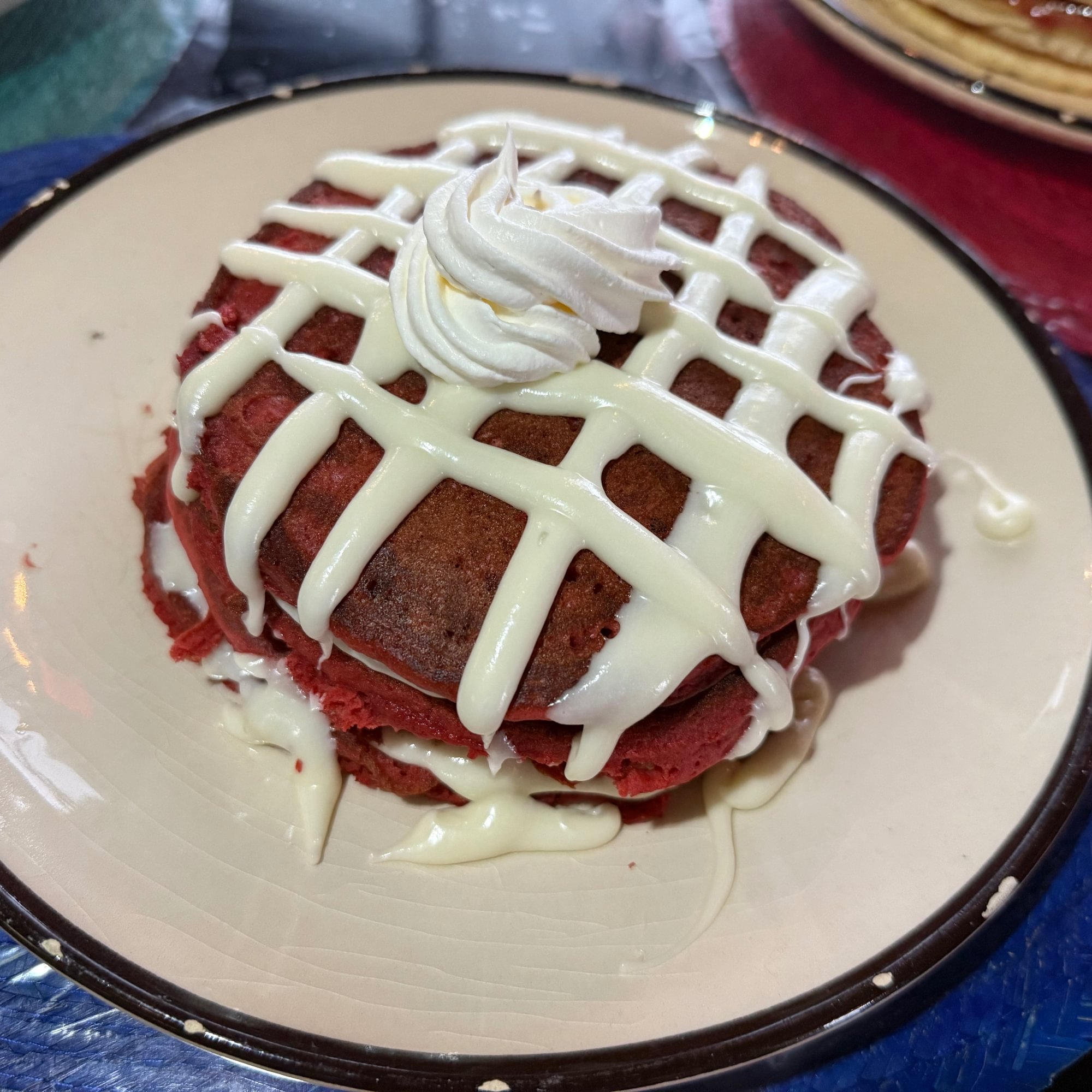 Red Velvet Pancakes