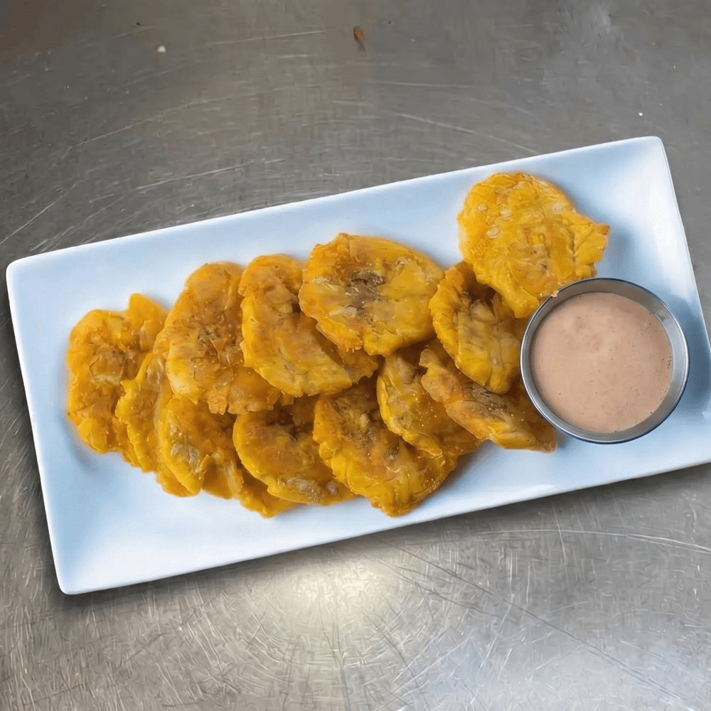 Tostones Fried Garlic Plantain