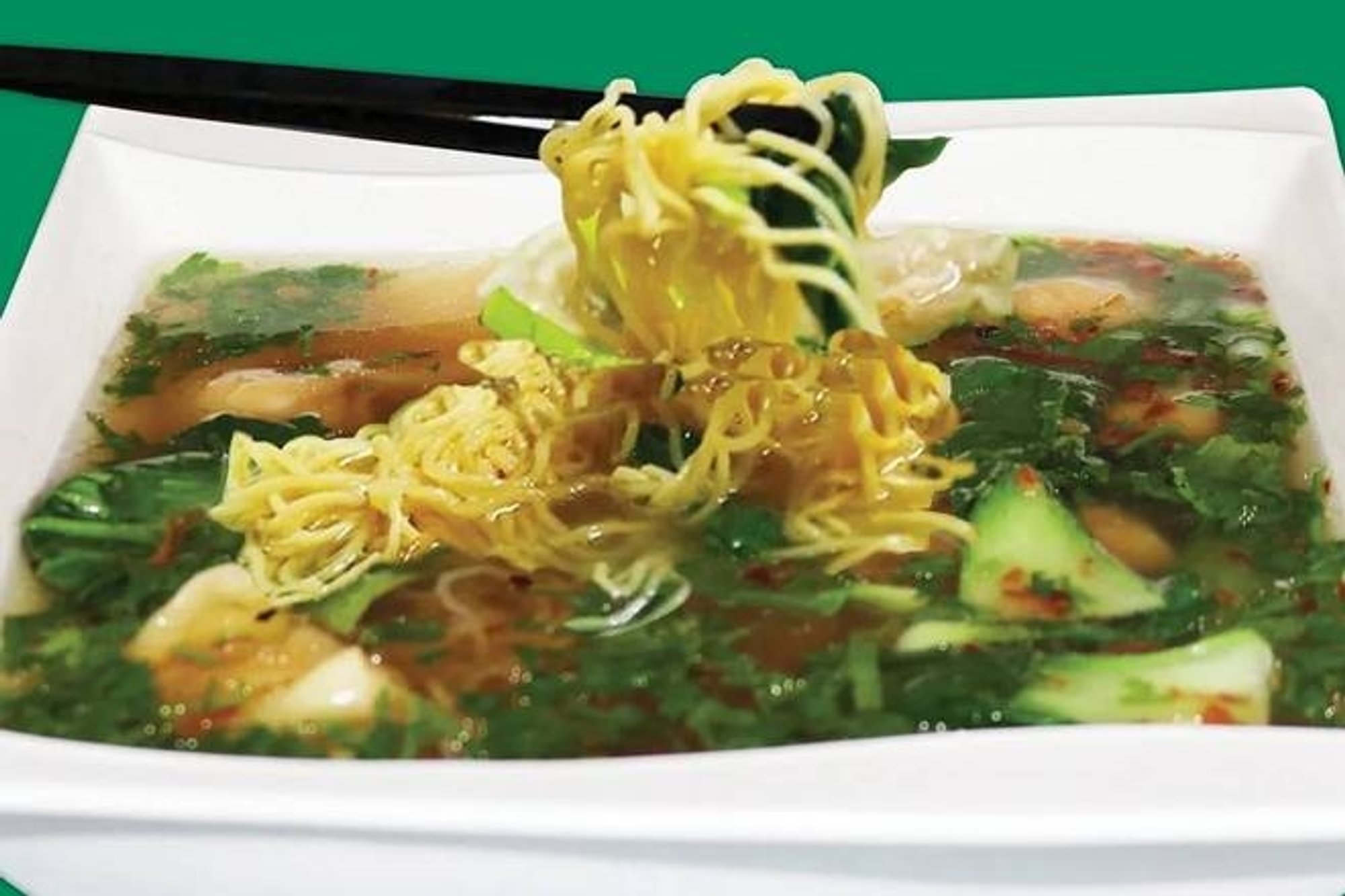 Shrimp Noodles Soup
