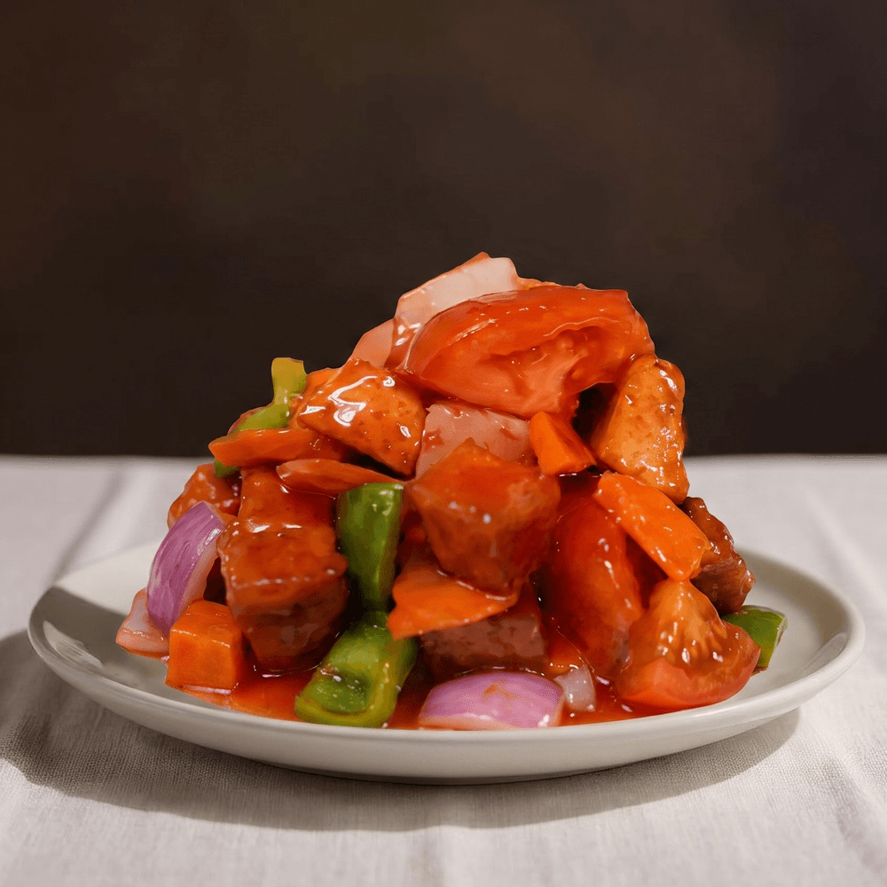 Stir-Fried Sweet-Sour Tofu