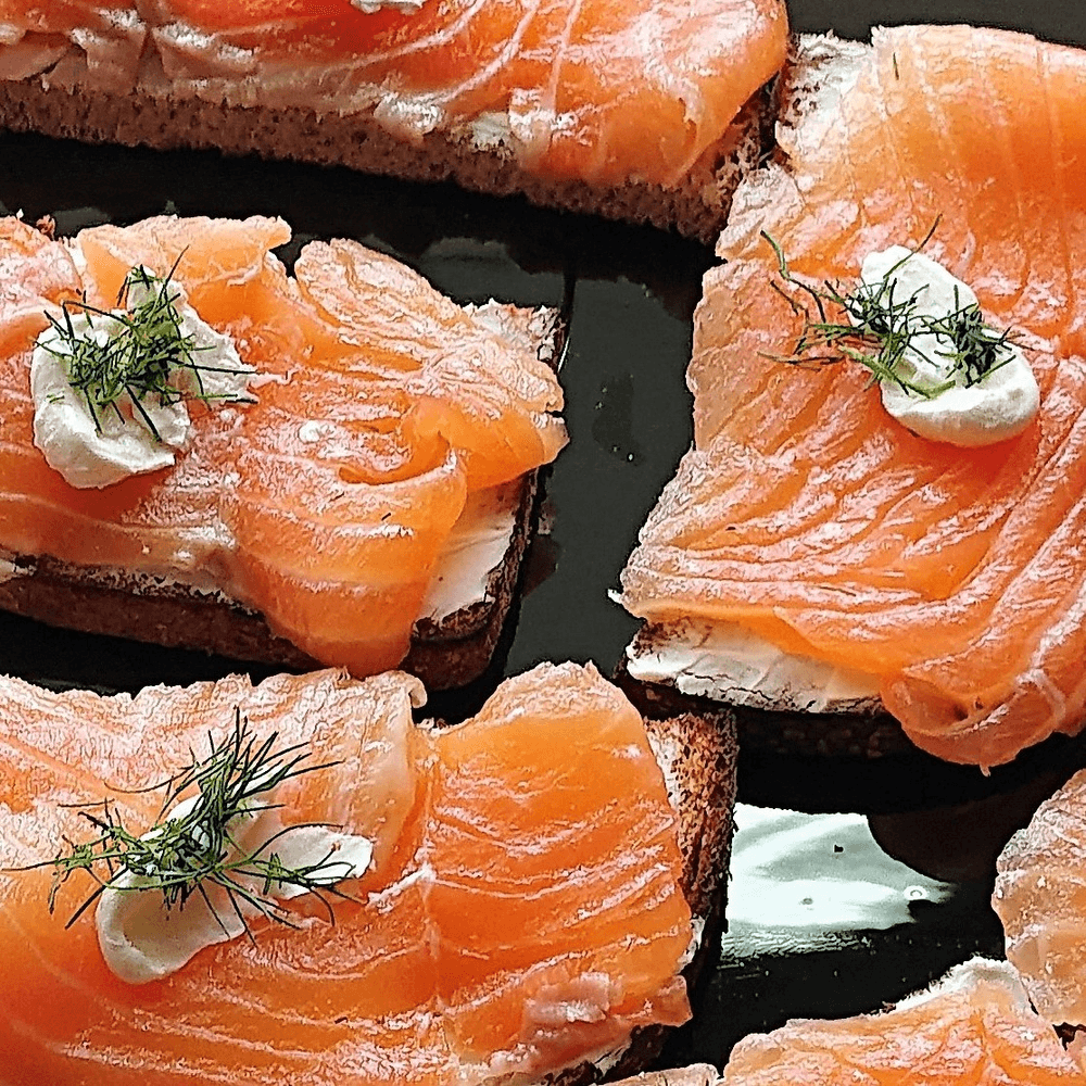 Cured Salmon Crostini