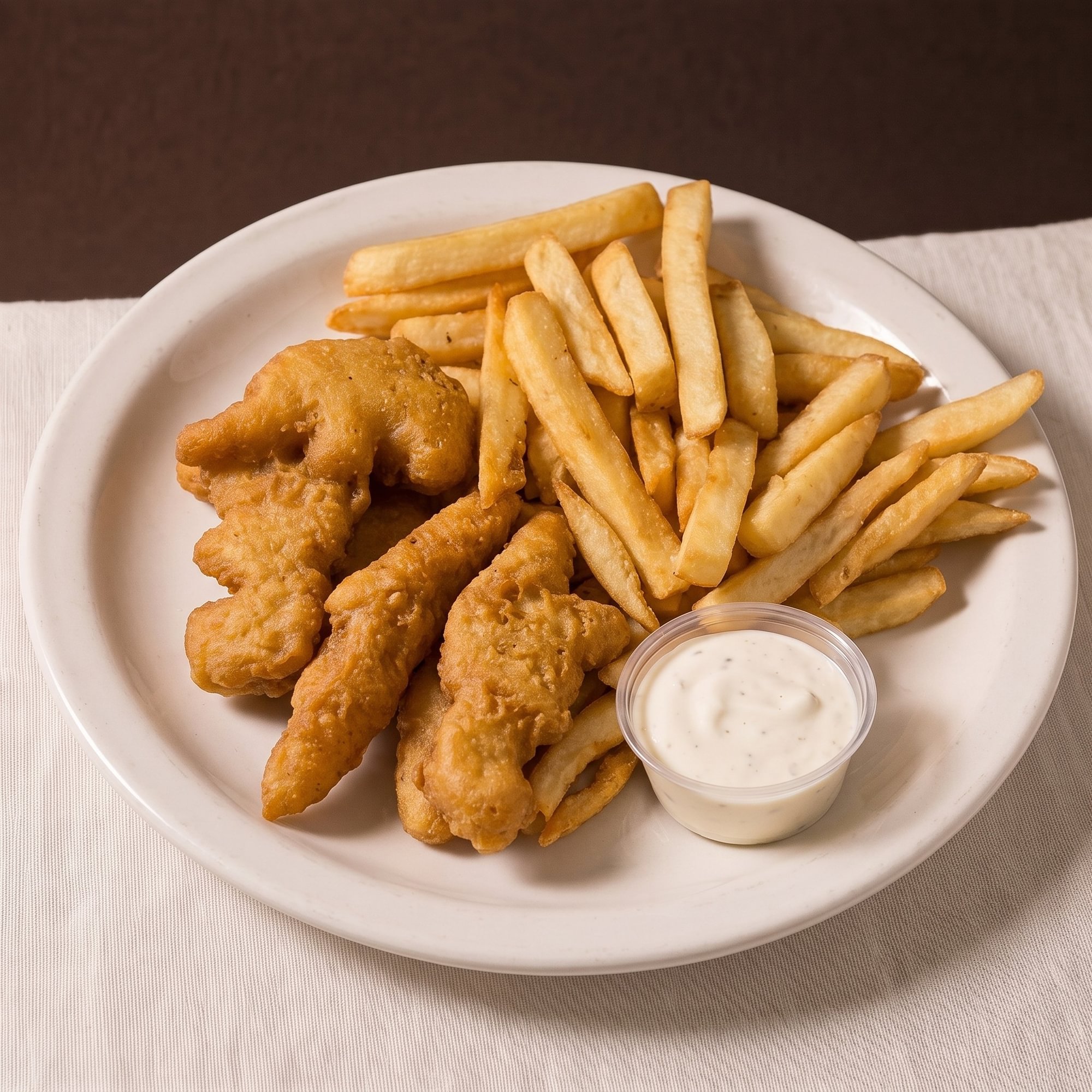 Chicken Dinosaurs and Fries