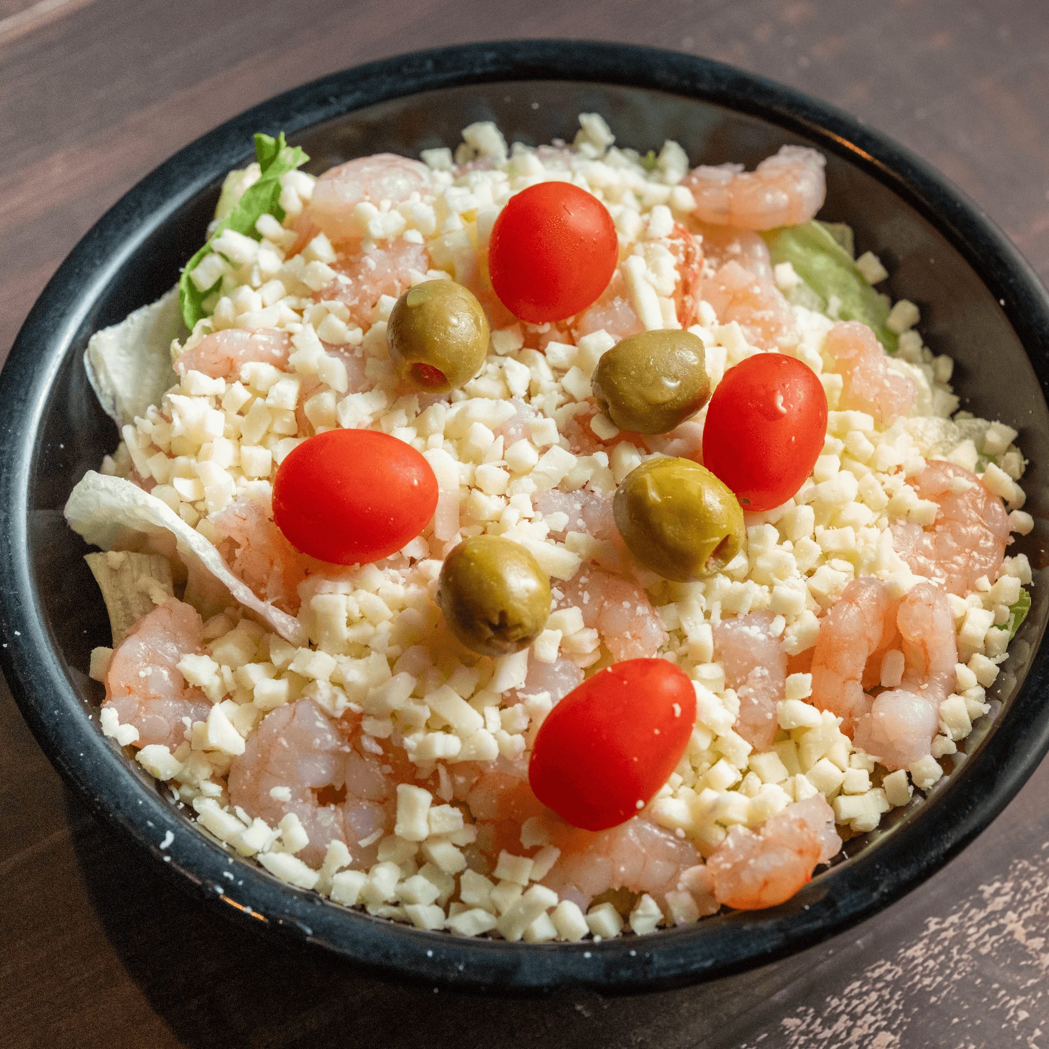 Shrimp & Cheese Salad