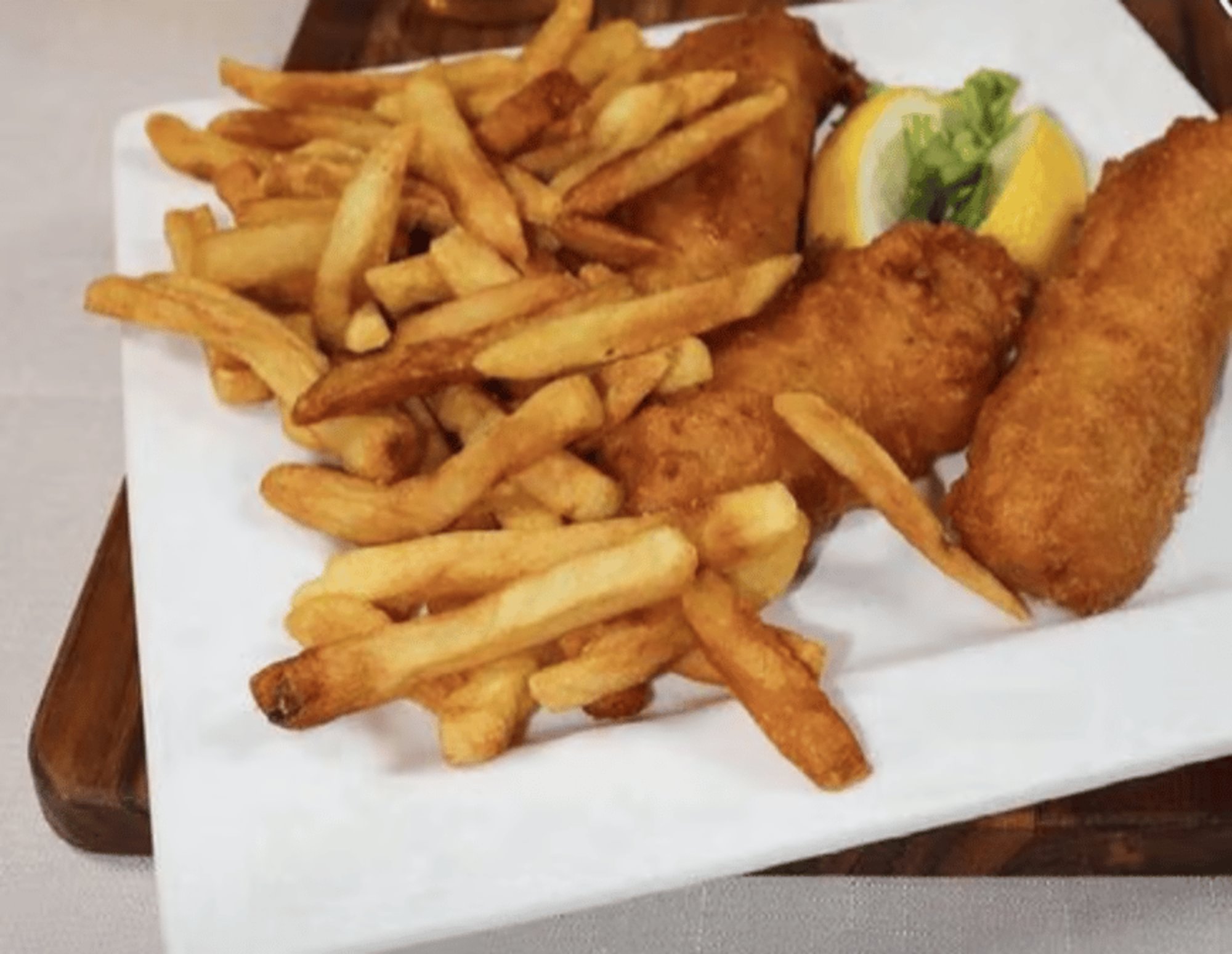 Hand Battered Fish & Chips Dinner