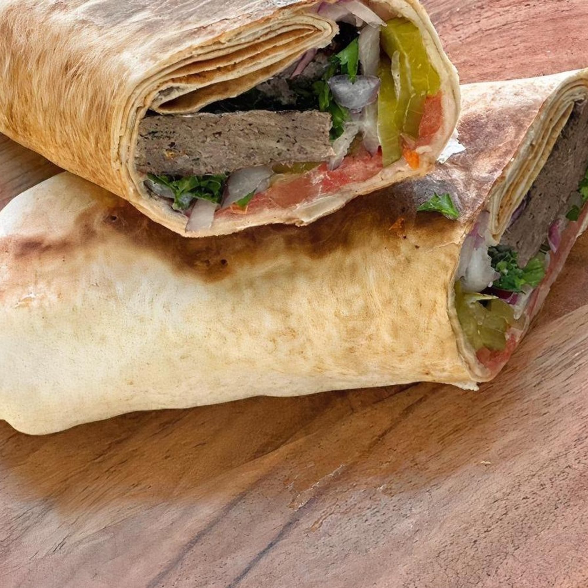 Beef Kafta Wrap