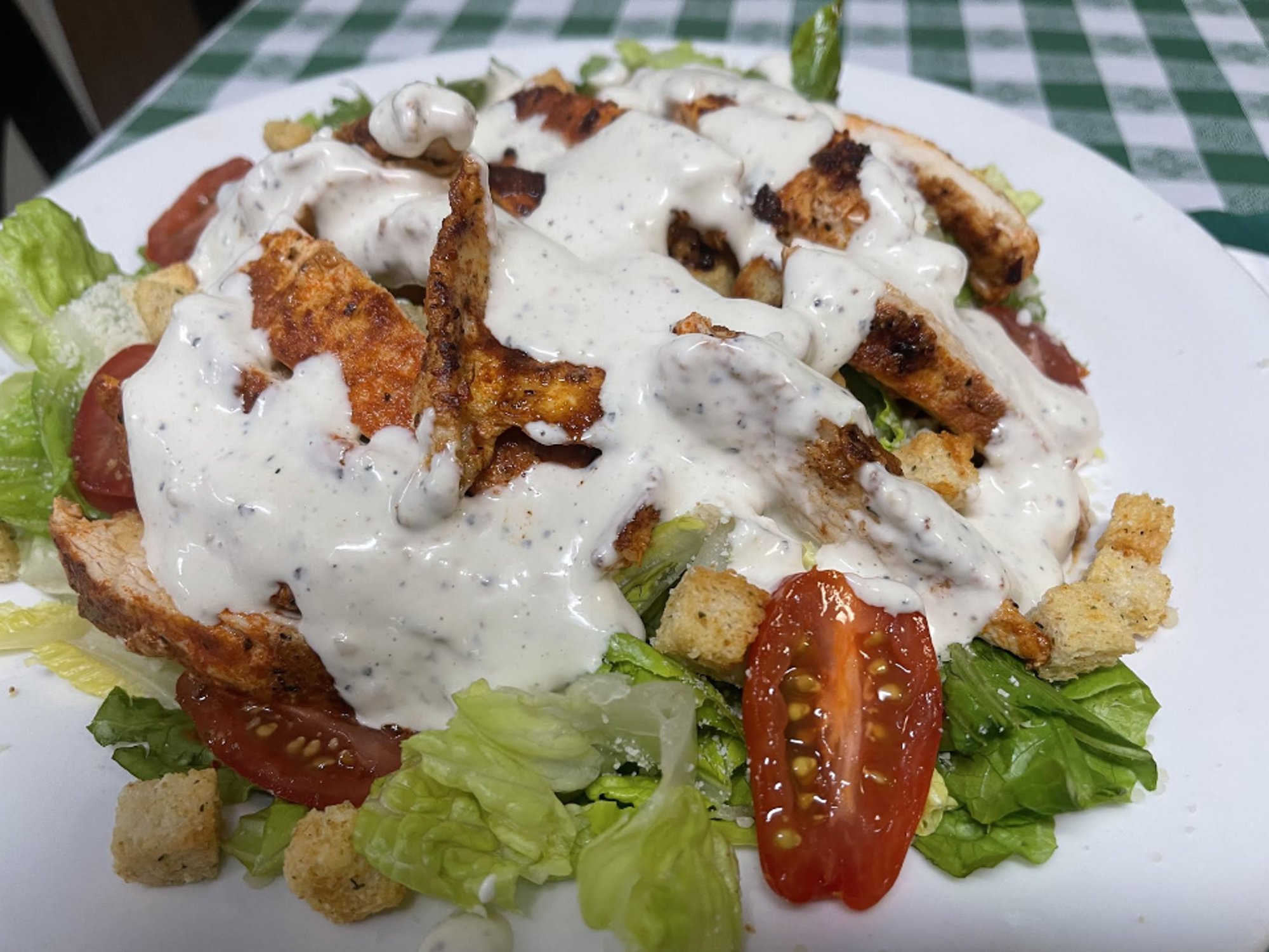 Blackened Chicken Caesar Salad