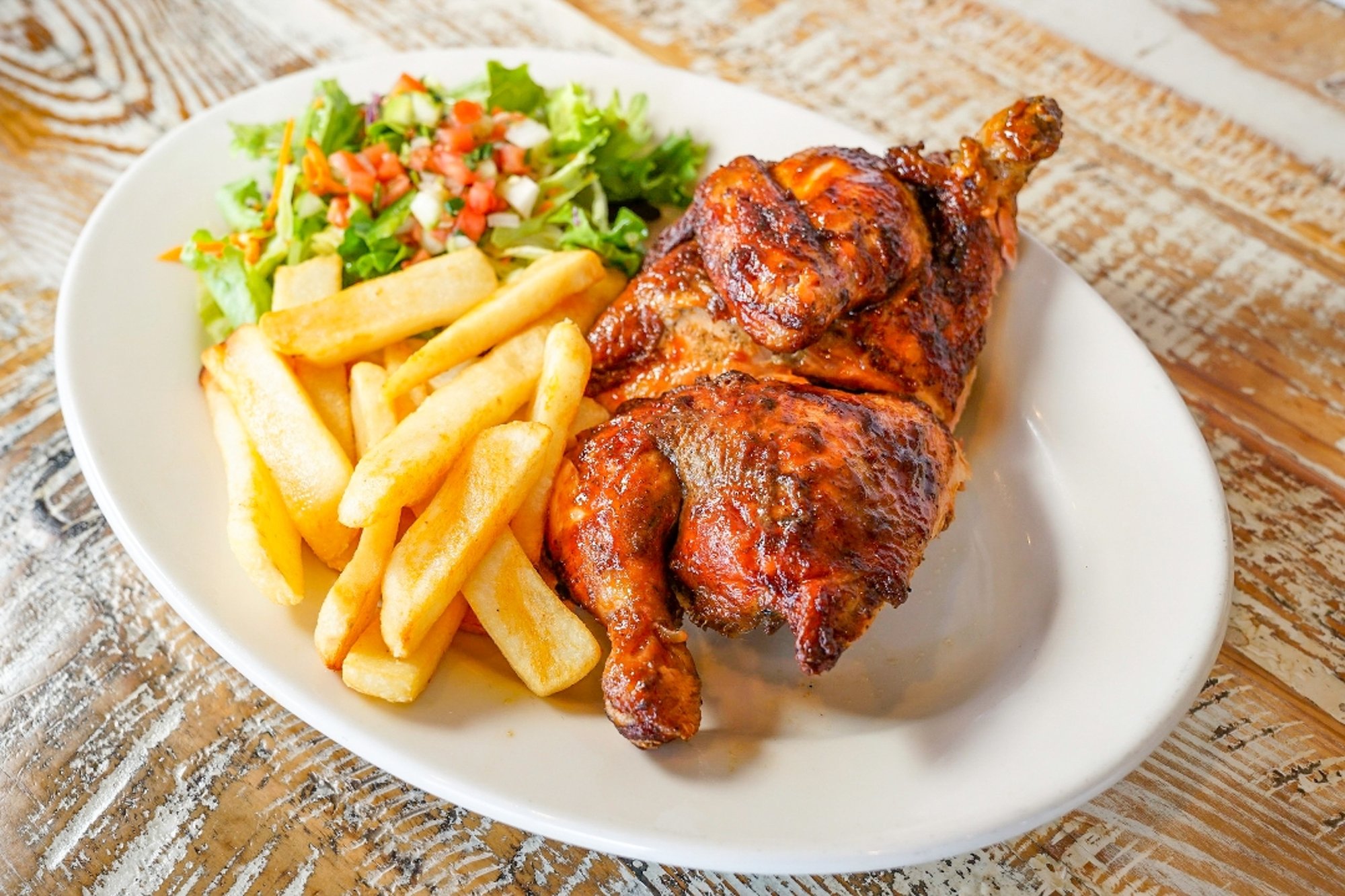 Half Rotisserie Chicken + 2 Sides