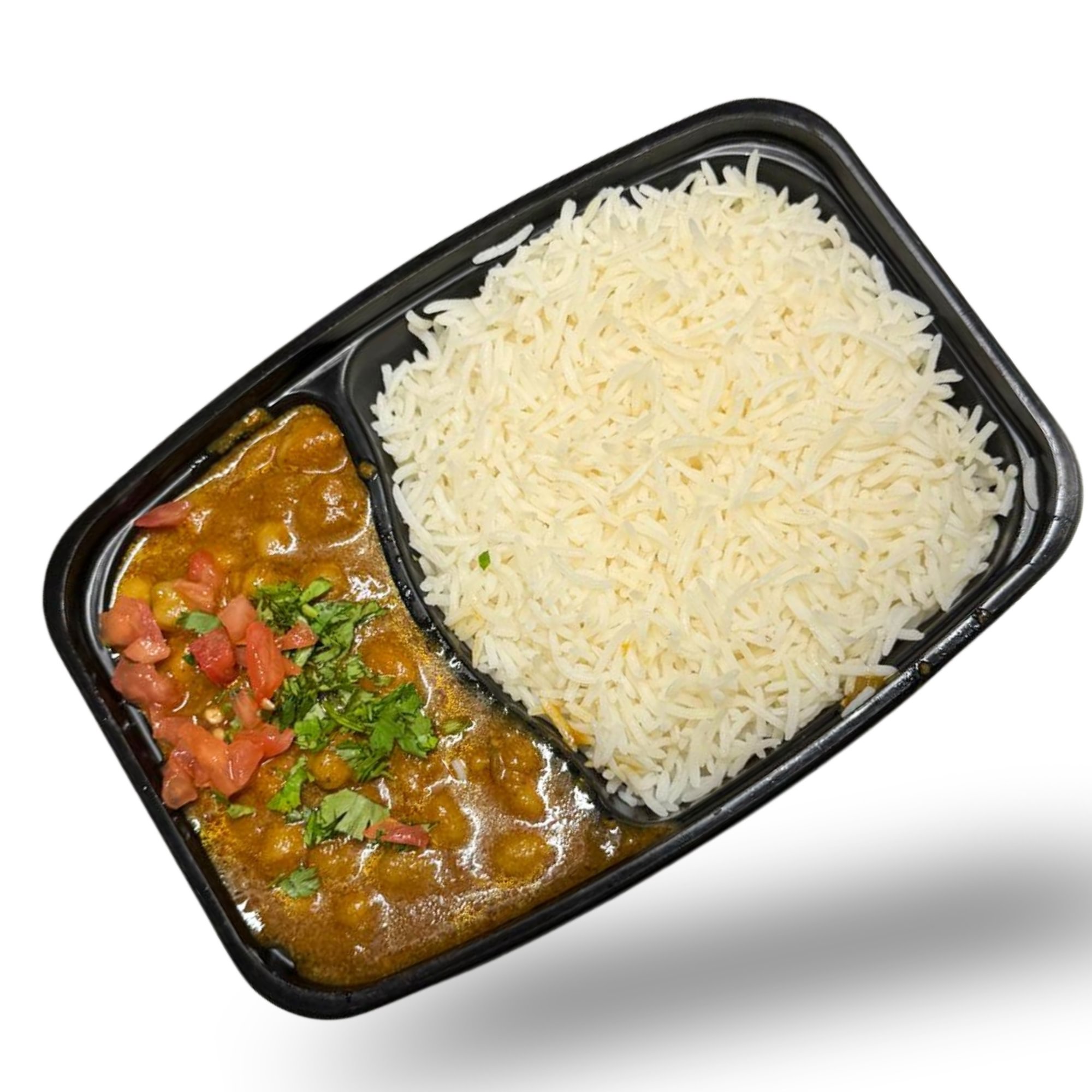 Chana Masala Rice Bowl
